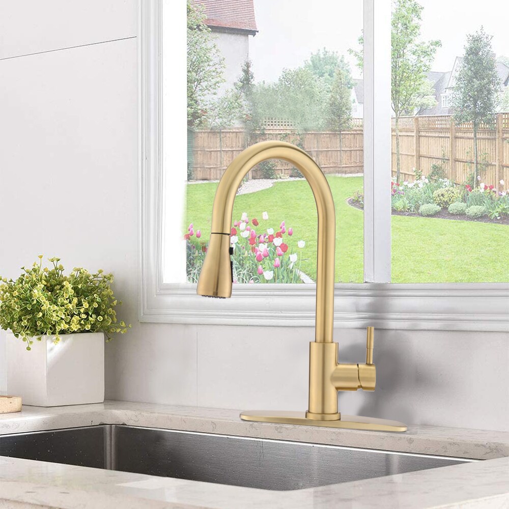 LOVMOR SF-J-JYD3411BG Kitchen-Faucets - View #2