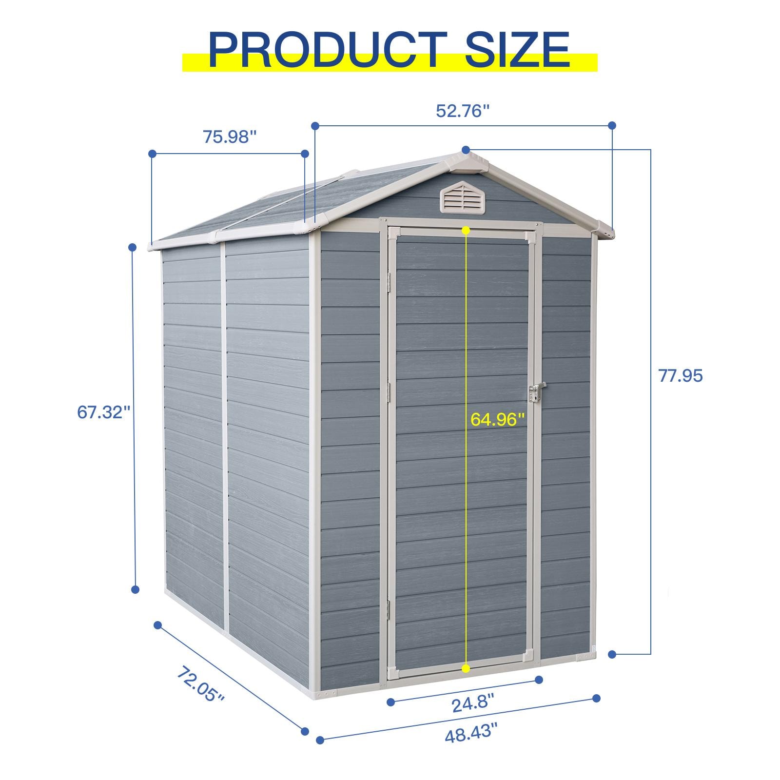 Bayfeve BF-54020-SD Vinyl-Resin-Storage-Buildings - View #9