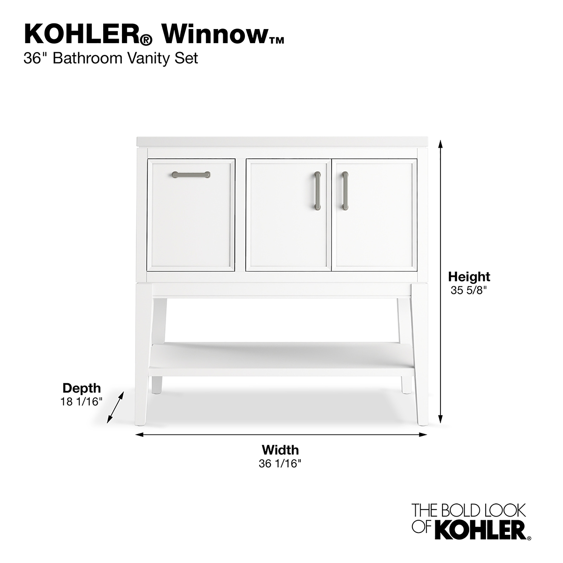 KOHLER 33579-ASB-0 Bath-Vanity-Combo - View #11