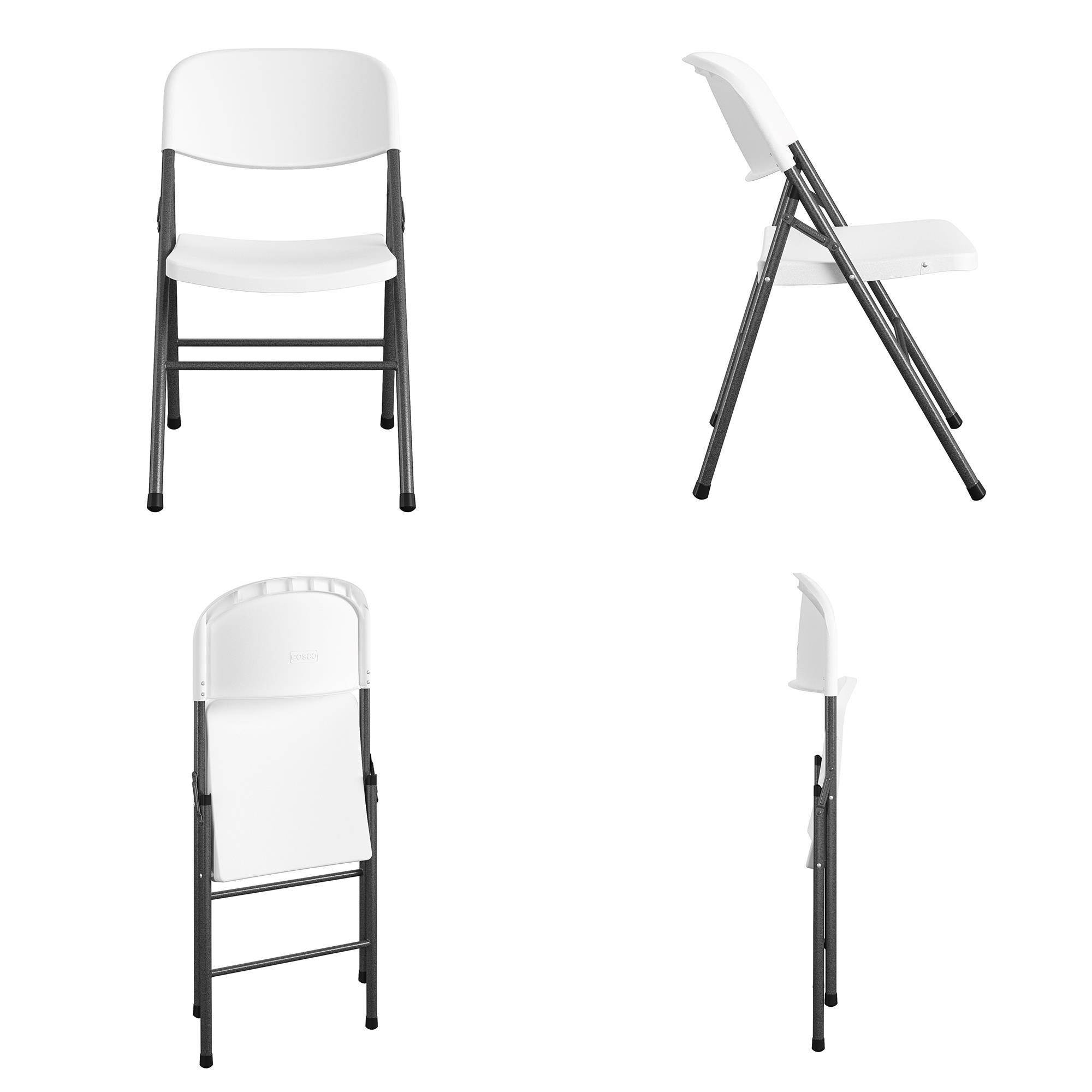 mainstays premium resin folding chair