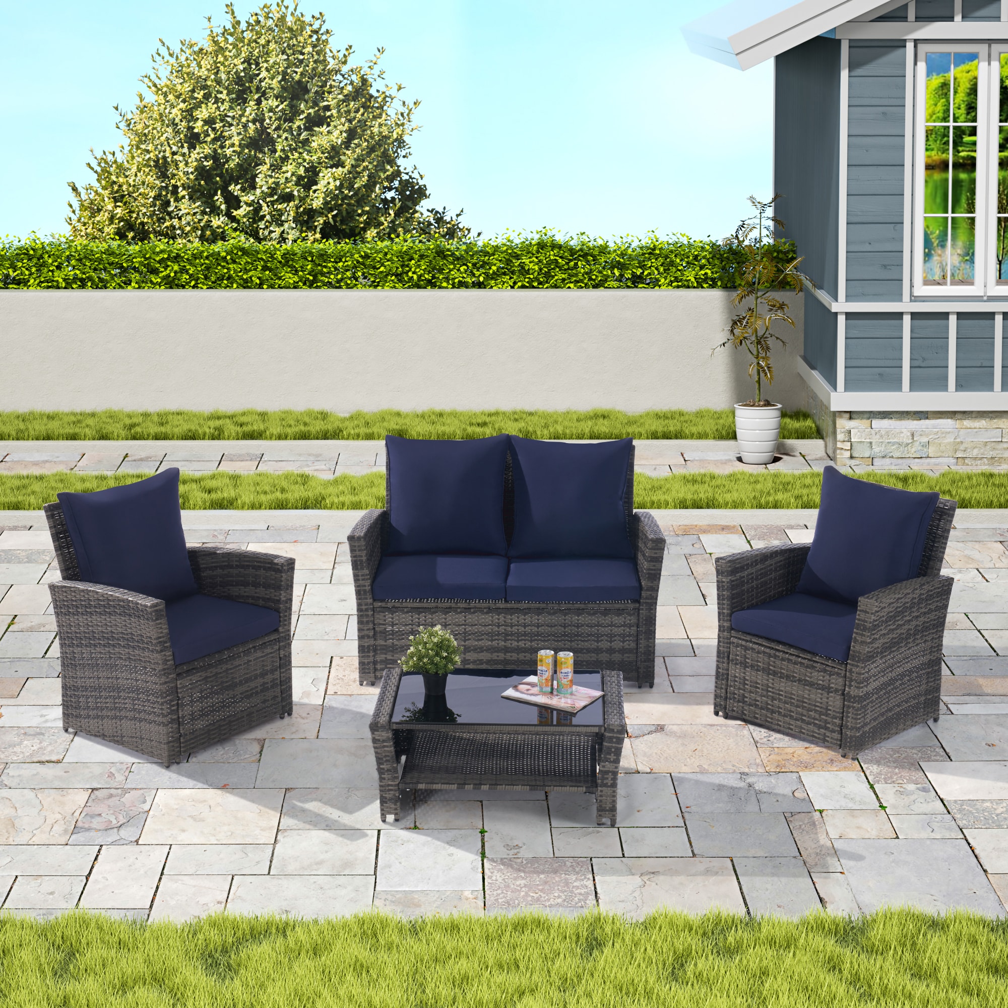 Forclover ALBA-UIA3 Patio-Conversation-Sets - View #2