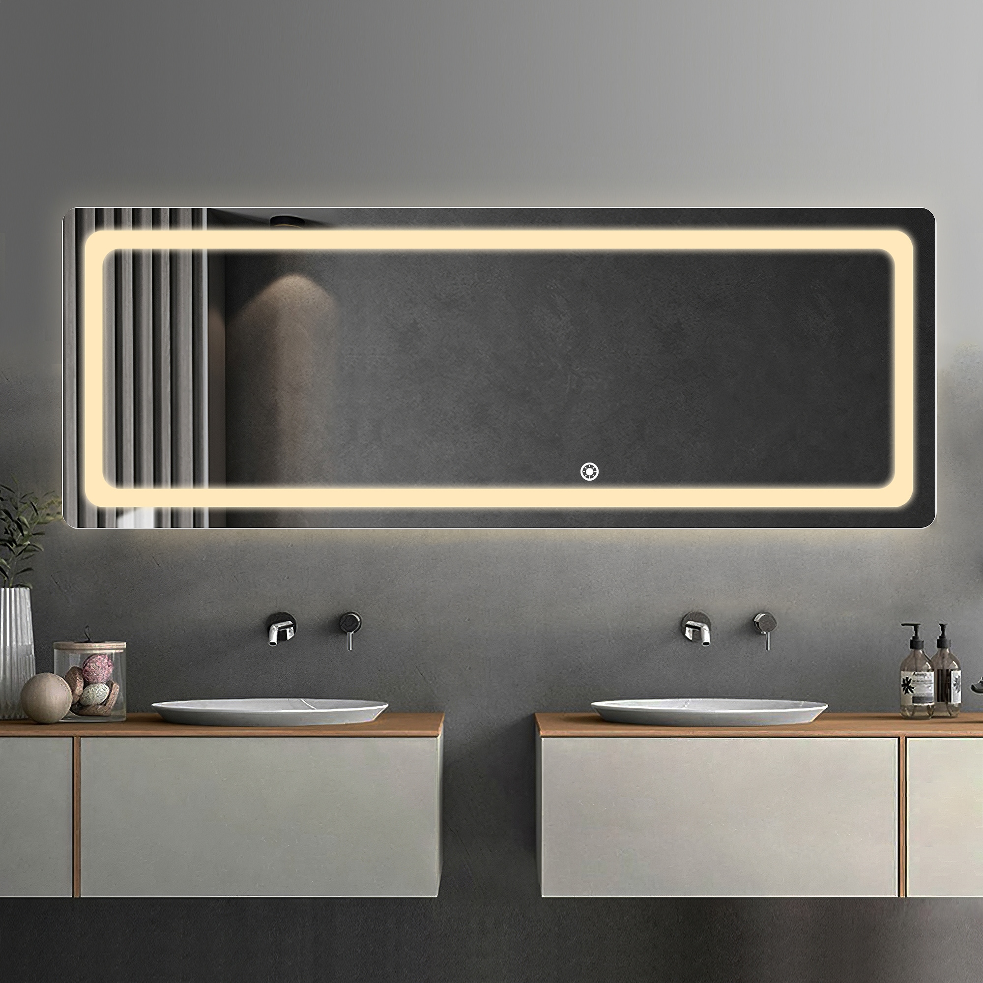Dovelina LS-A-MR03024 Framed-Bath-Mirrors - View #2