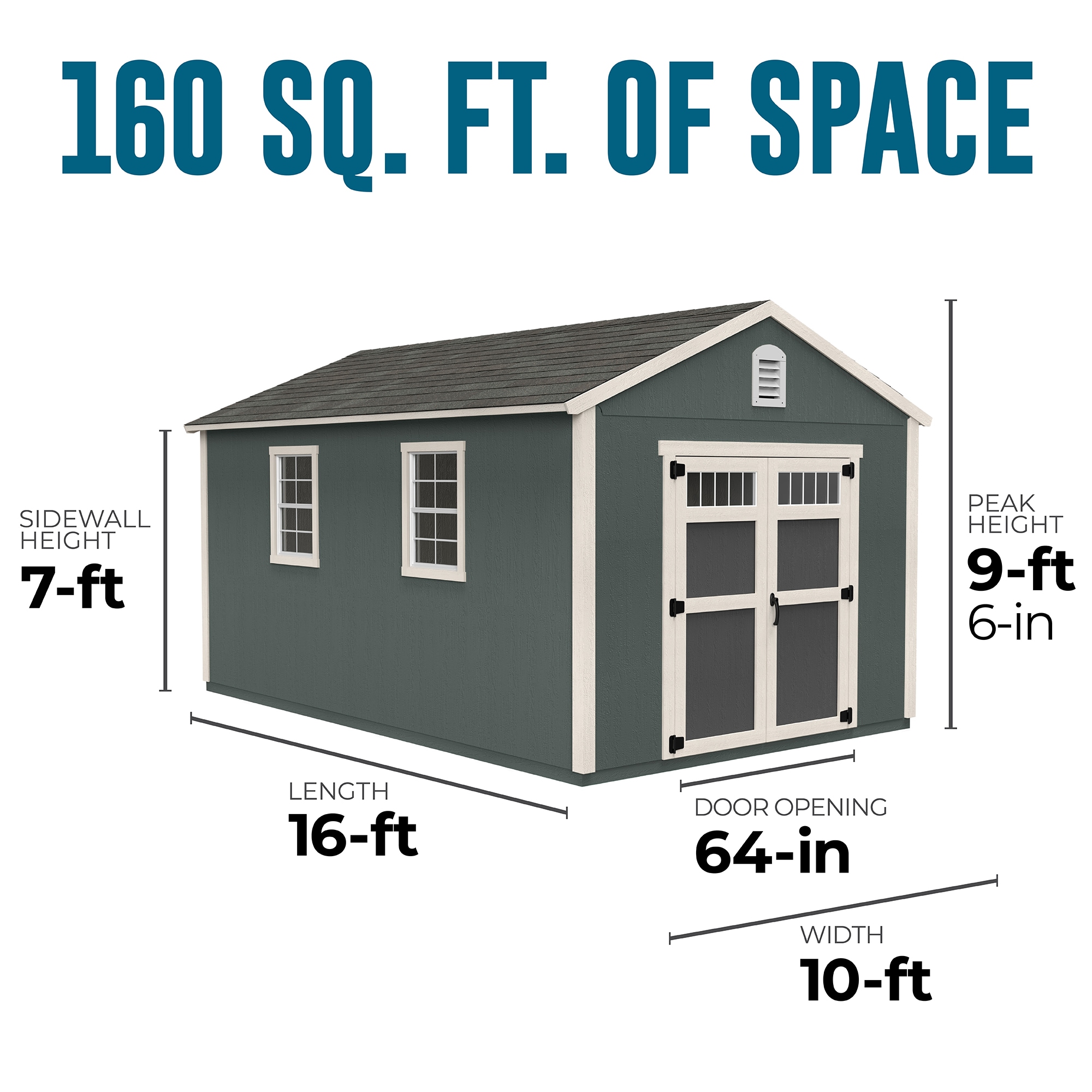 Heartland 19015-5 Wood-Storage-Buildings - View #4