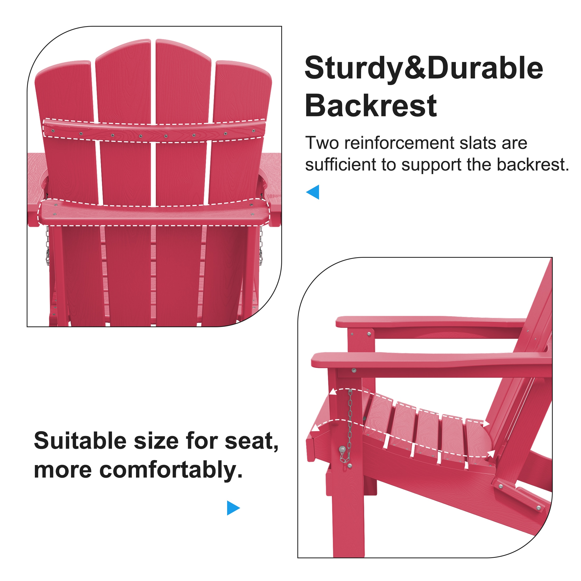 JEAREY PSQWY-ZD-PK Patio-Chairs - View #6