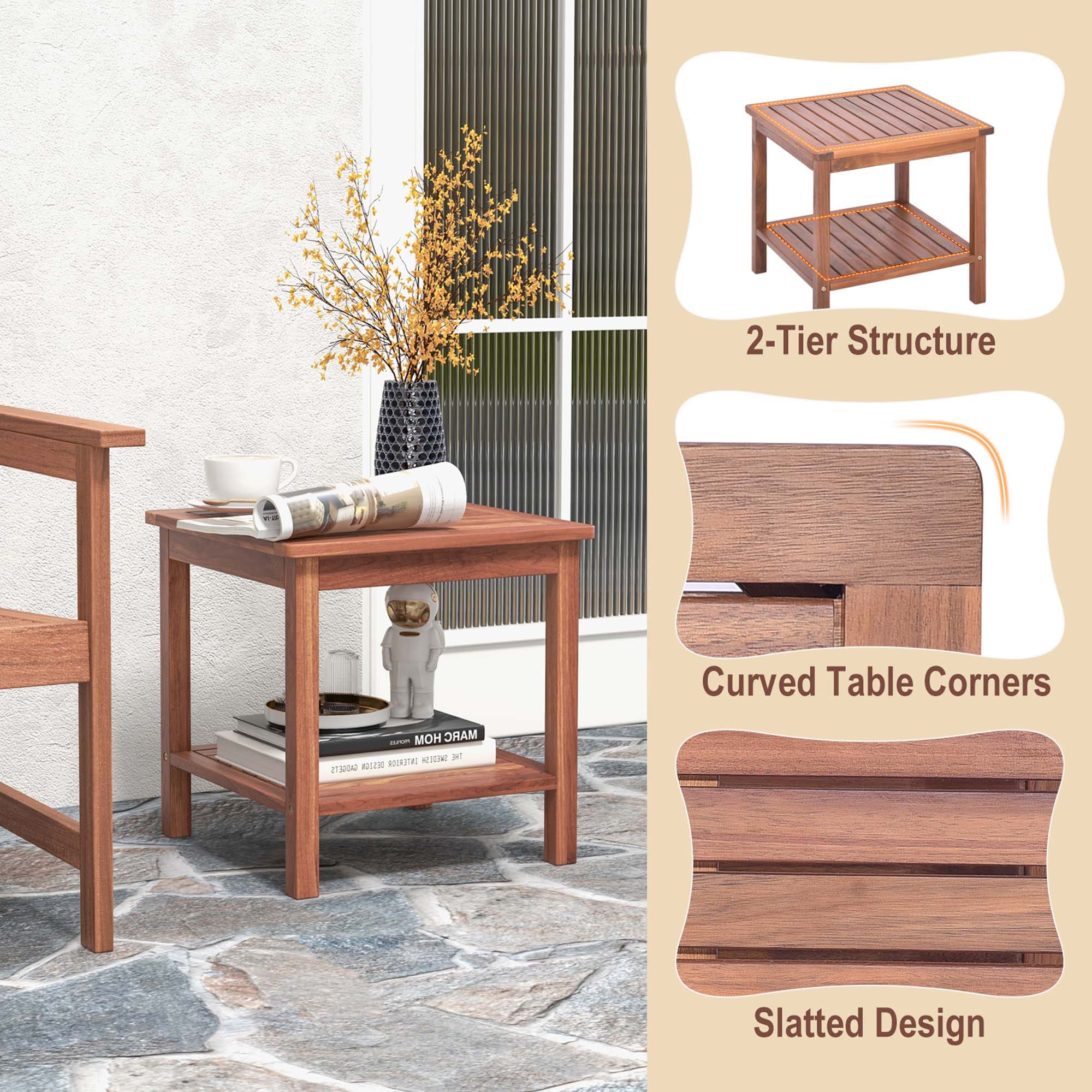 Costway LWS00054 Patio-Tables - View #8