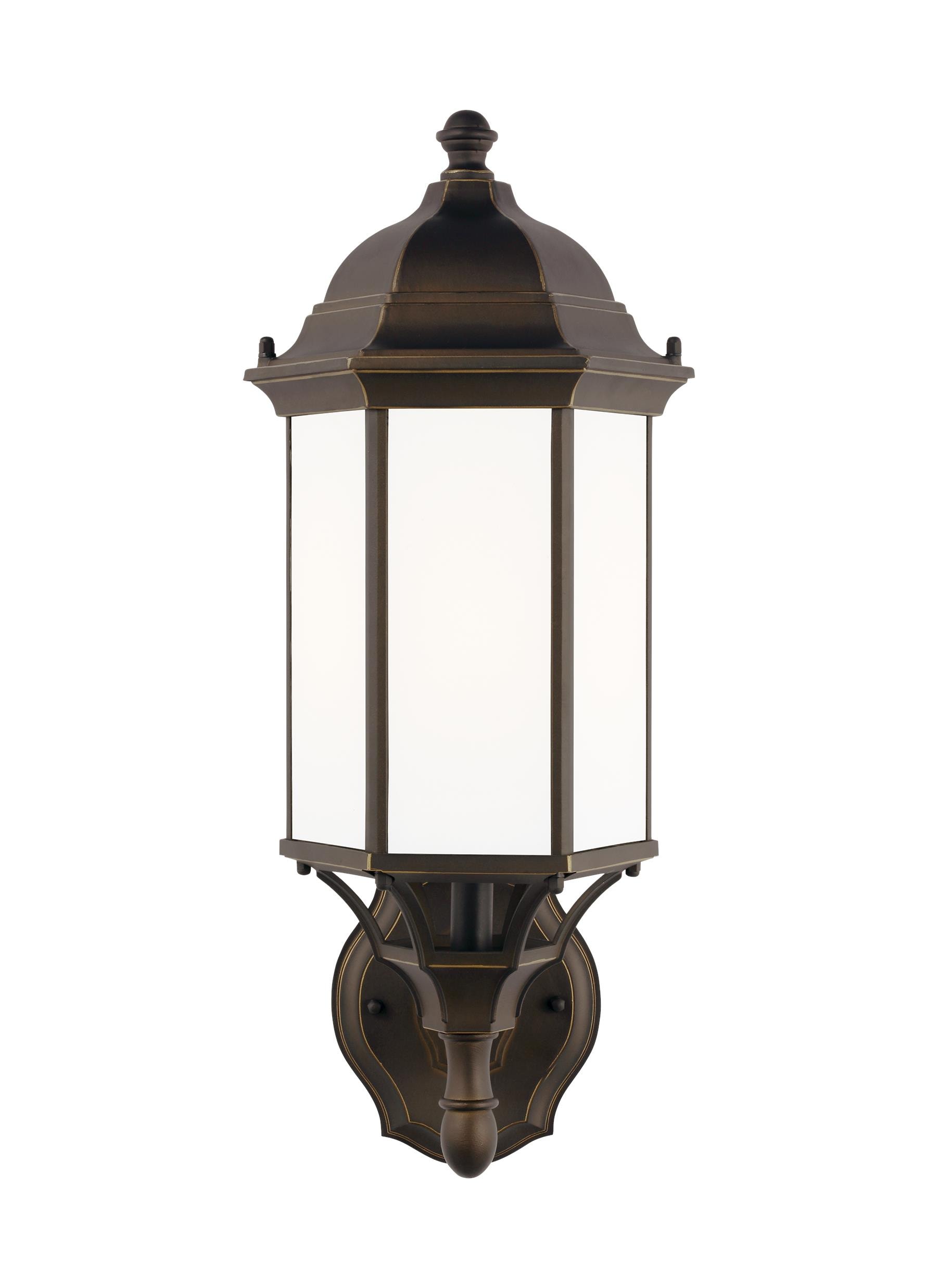 Generation Lighting 8838751-71 Sevier 1 -Light 19.375-in H Antique Bronze Hardwired Outdoor Wall Light