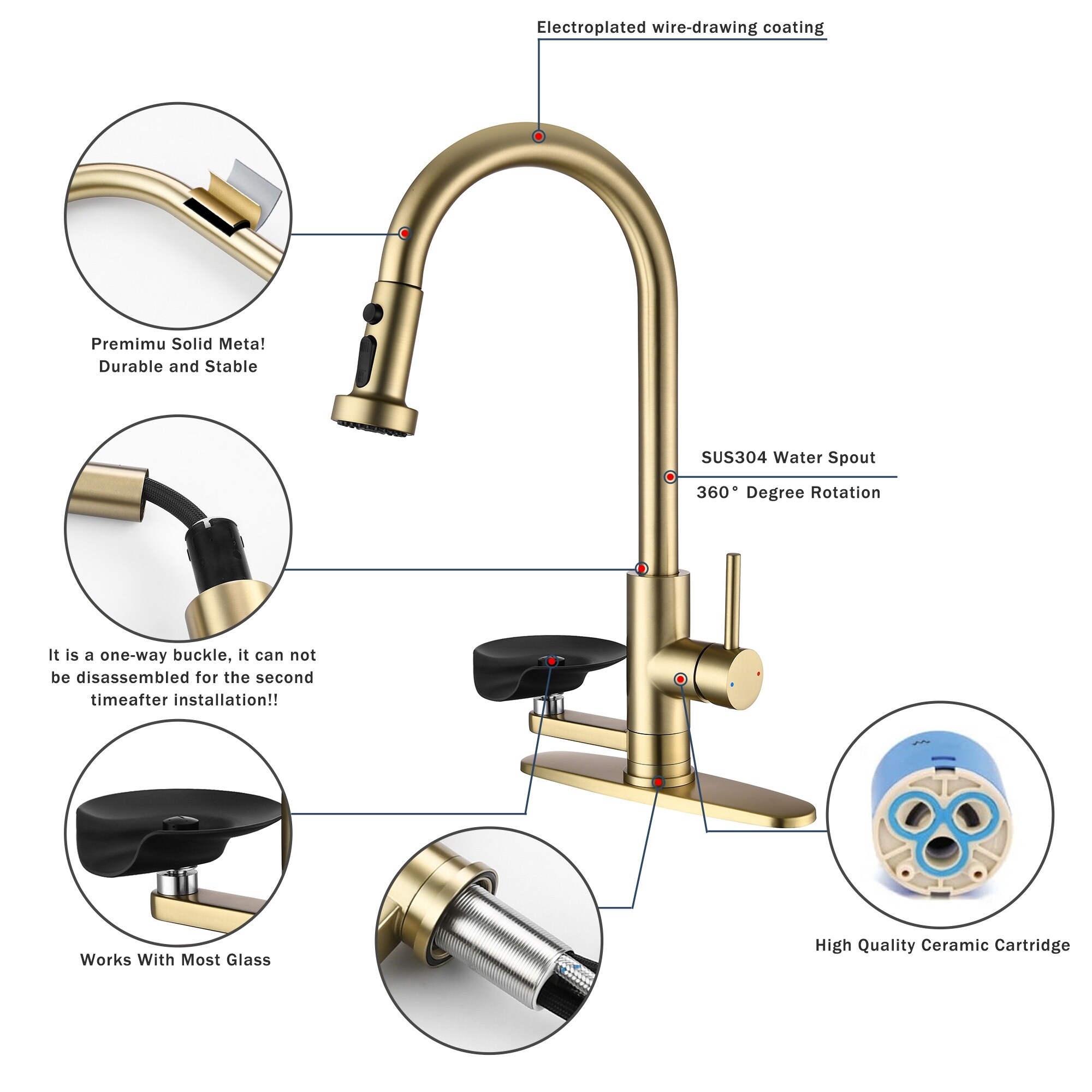 HyperDrop Cart B-9B5R9F0N6S7B Kitchen-Faucets - View #5