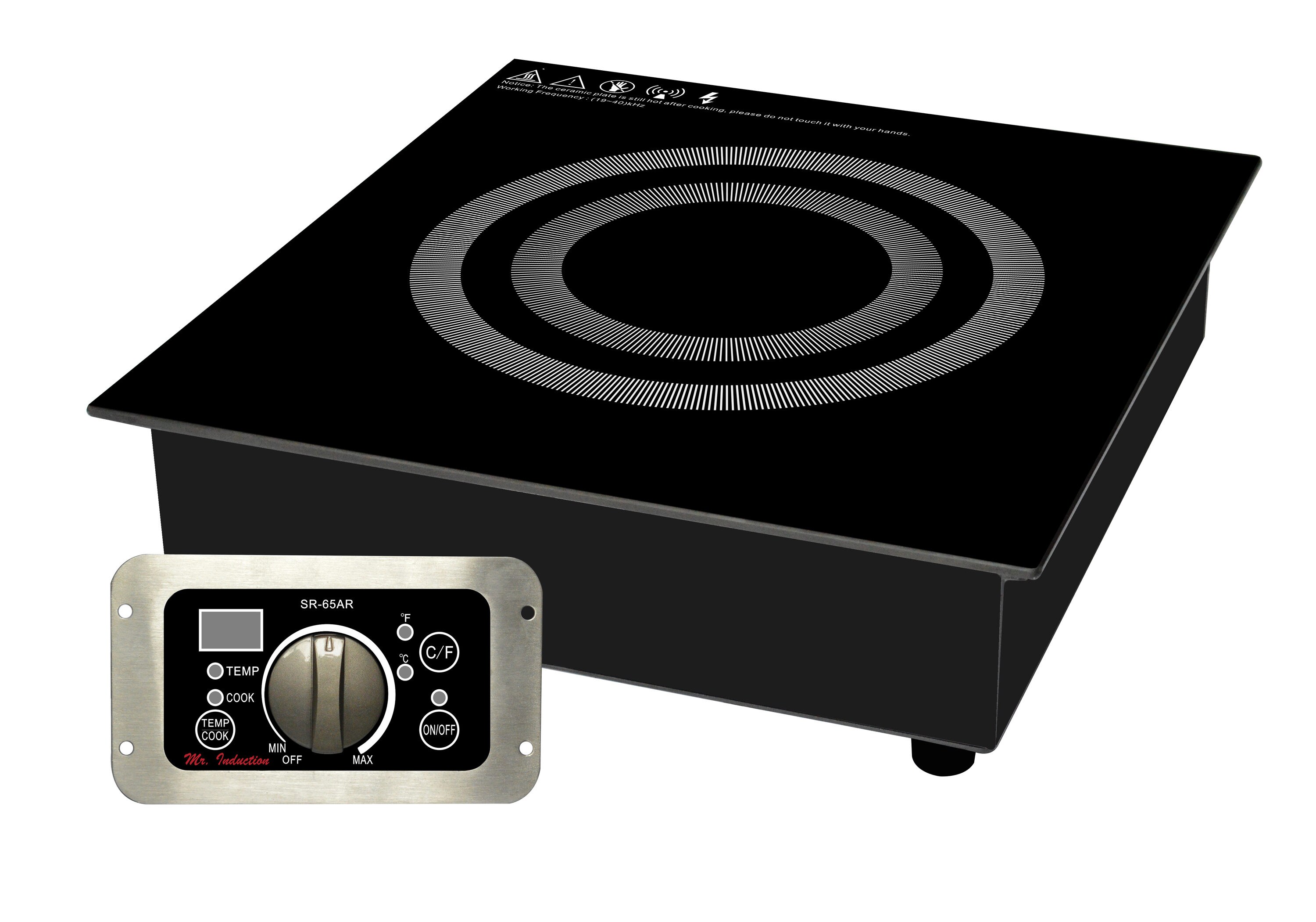 SPT 11-in Portable 1 Burner Black Induction Cooktop in the Induction  Cooktops department at