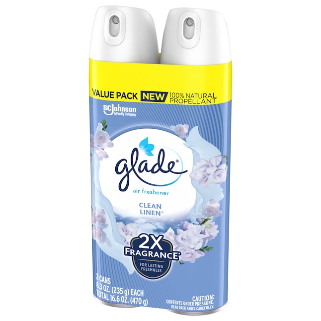 Glade 8.3-oz Clean Linen Dispenser Air Freshener (2-Pack) in the Air  Fresheners department at
