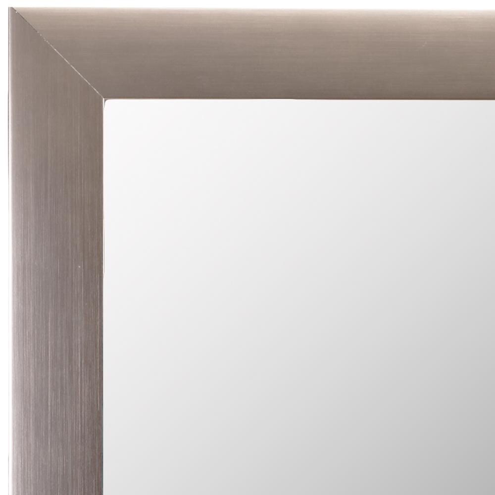 Gardner Glass Products 60-in W x 36-in H White Mdf Modern/Contemporary Mirror  Frame Kit (Hardware Included in the Mirror Frame Kits department at