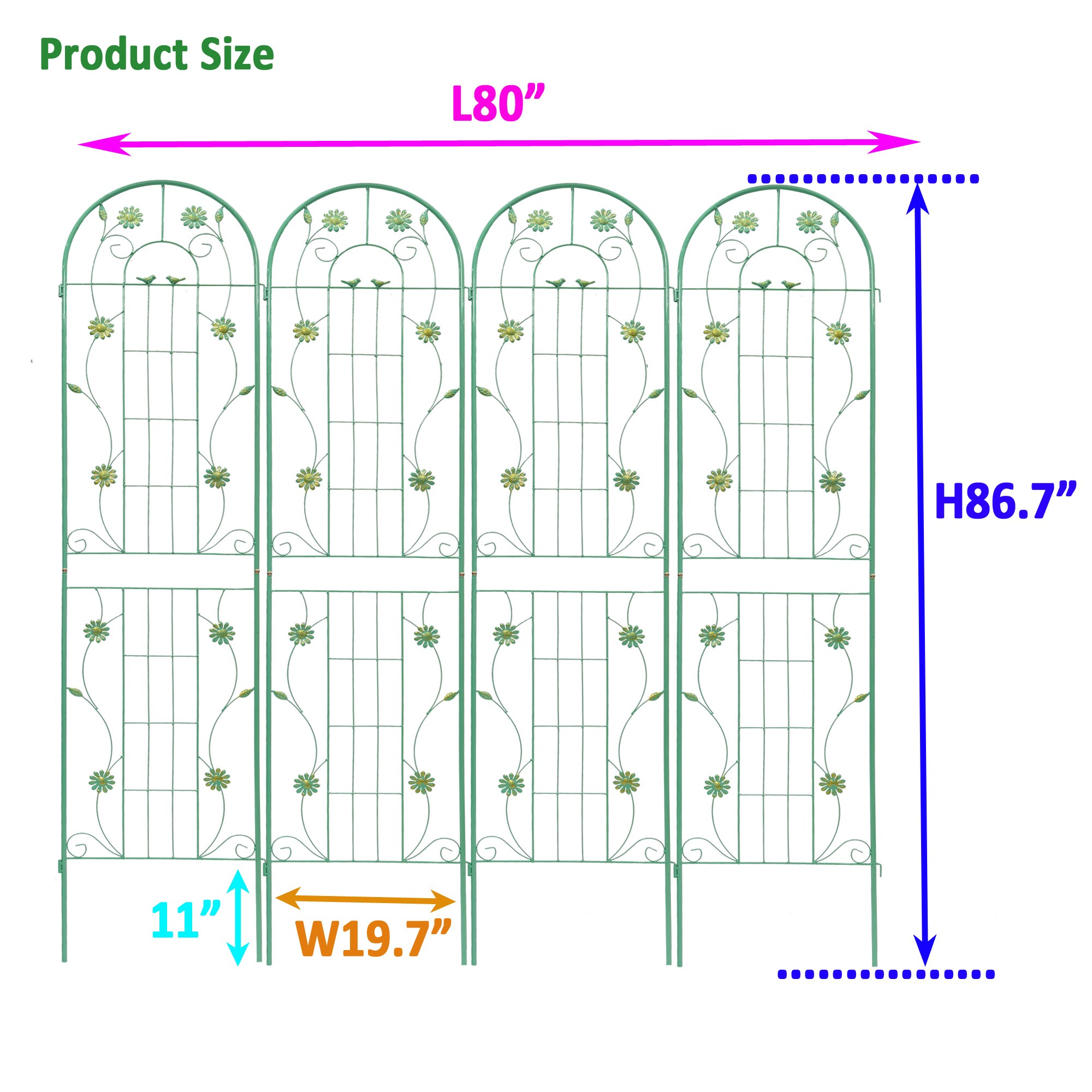 Maocao Hoom JLW6135959 Garden-Trellis - View #2