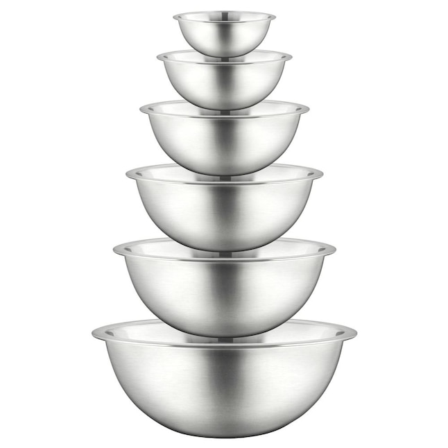 NutriChef Stainless Steel Mixing Bowl Set in the Kitchen Tools