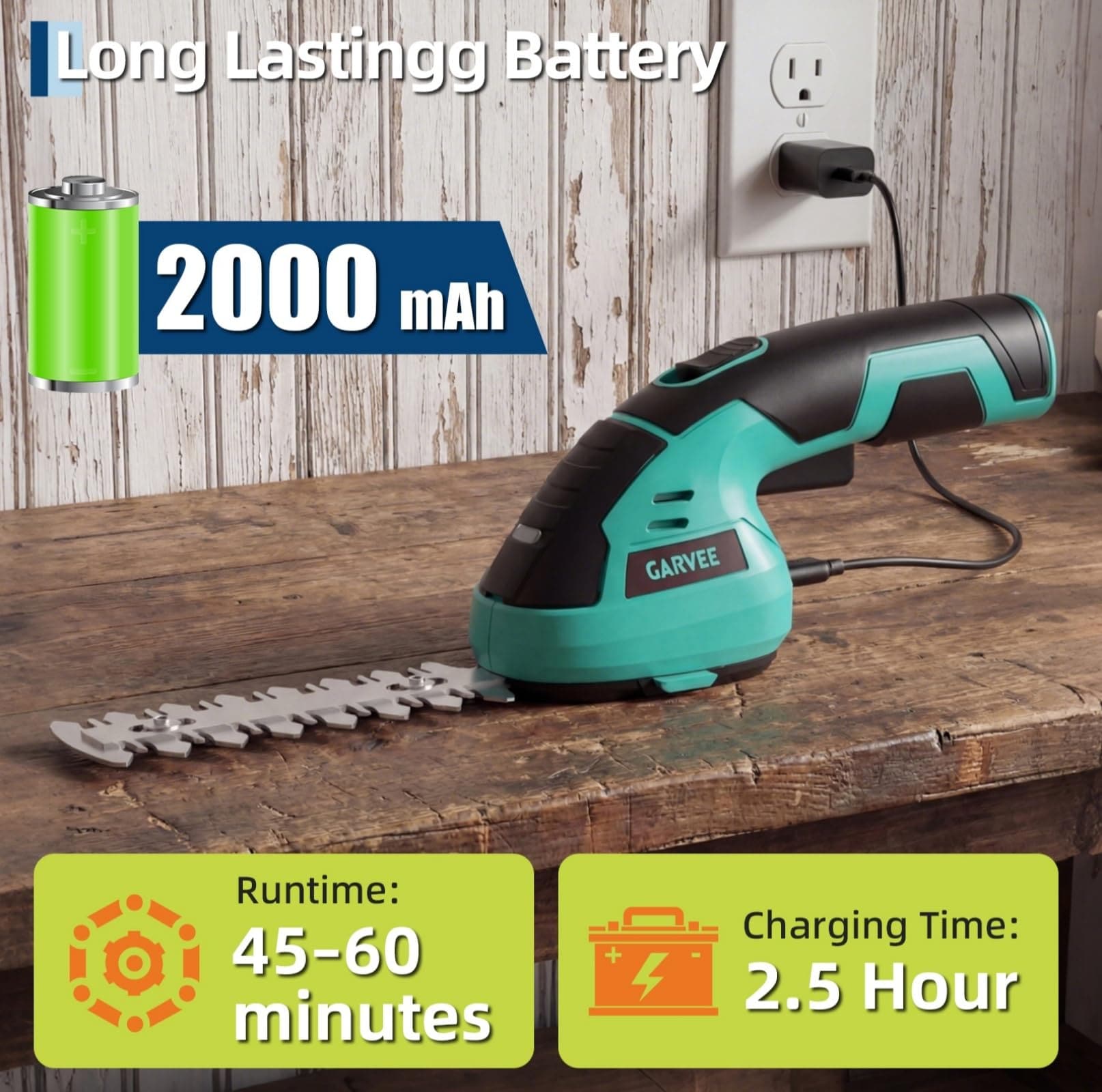DEXSO JANE-1F6Z34 Cordless-Hedge-Trimmers - View #3