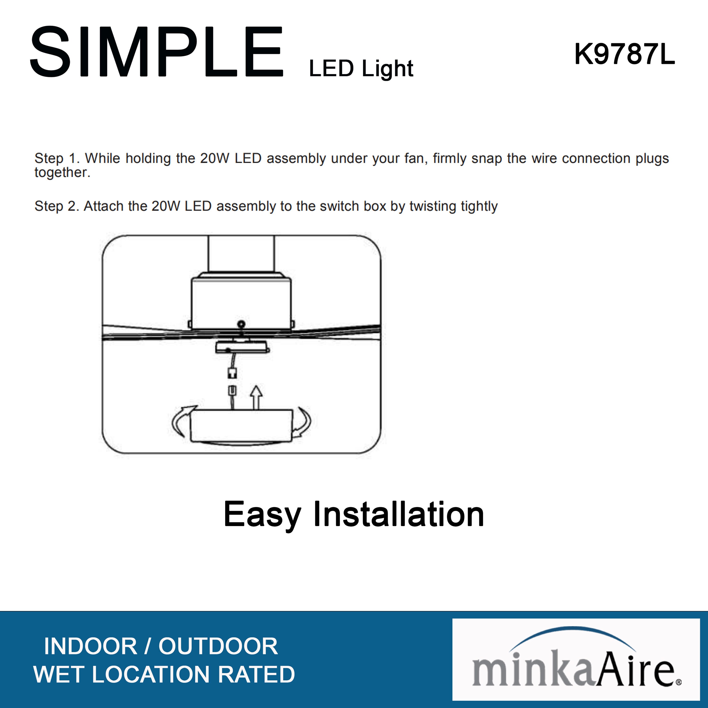 Minka Aire Simple 52-in Flat White Indoor/Outdoor Ceiling Fan with Remote  (3-Blade) in the Ceiling Fans department at