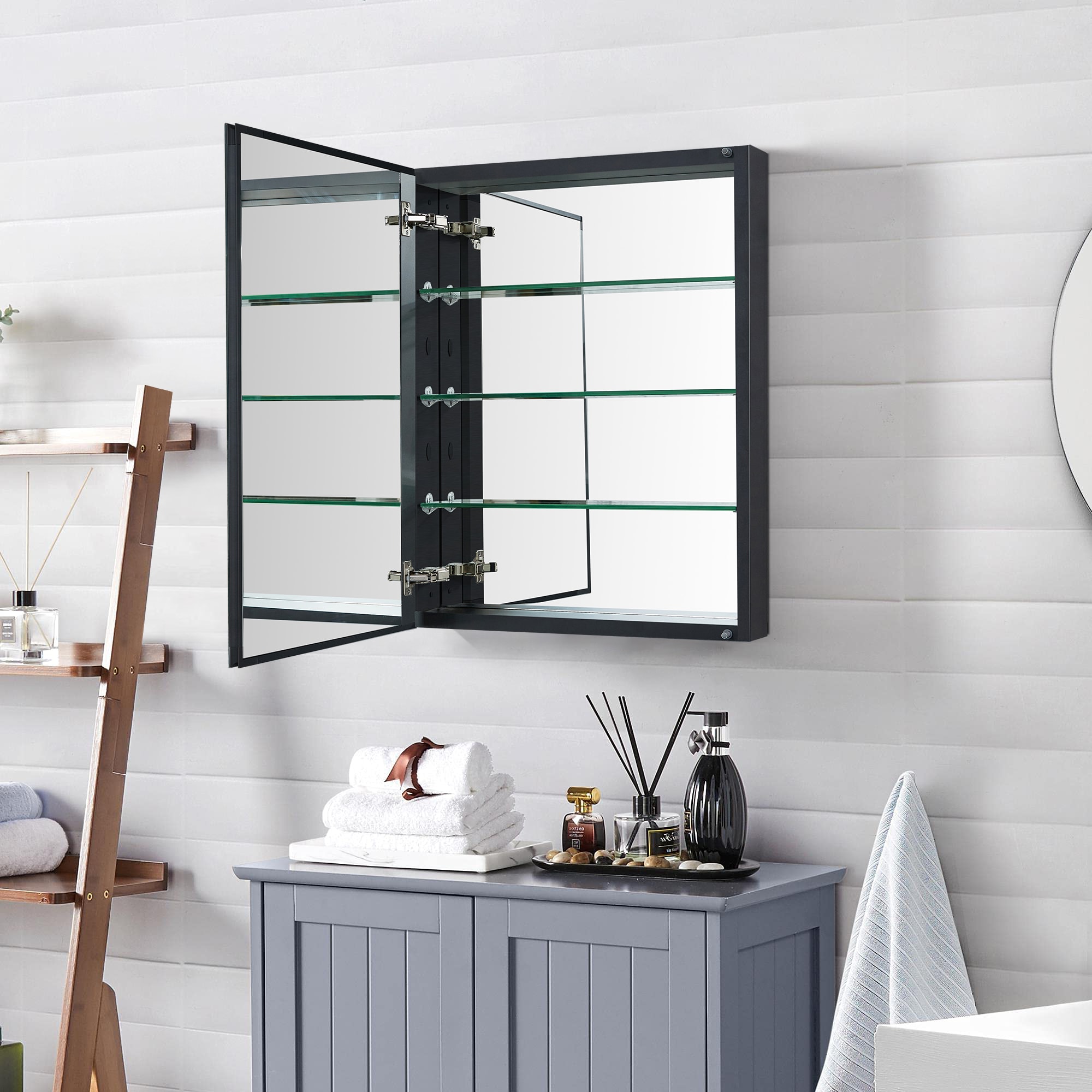 Forclover TAK-MED1930BL Bathroom-Medicine-Cabinets - View #2
