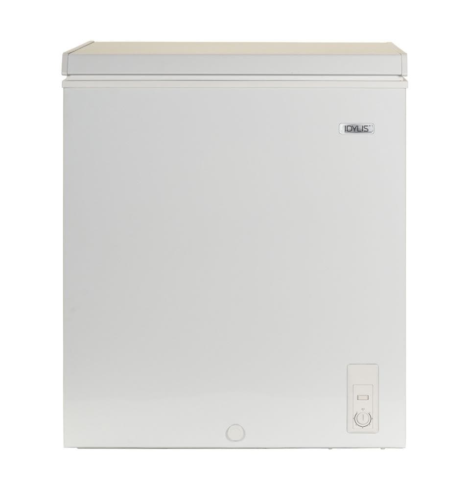 Idylis 5-cu ft Manual Defrost Chest Freezer (White) at Lowes.com