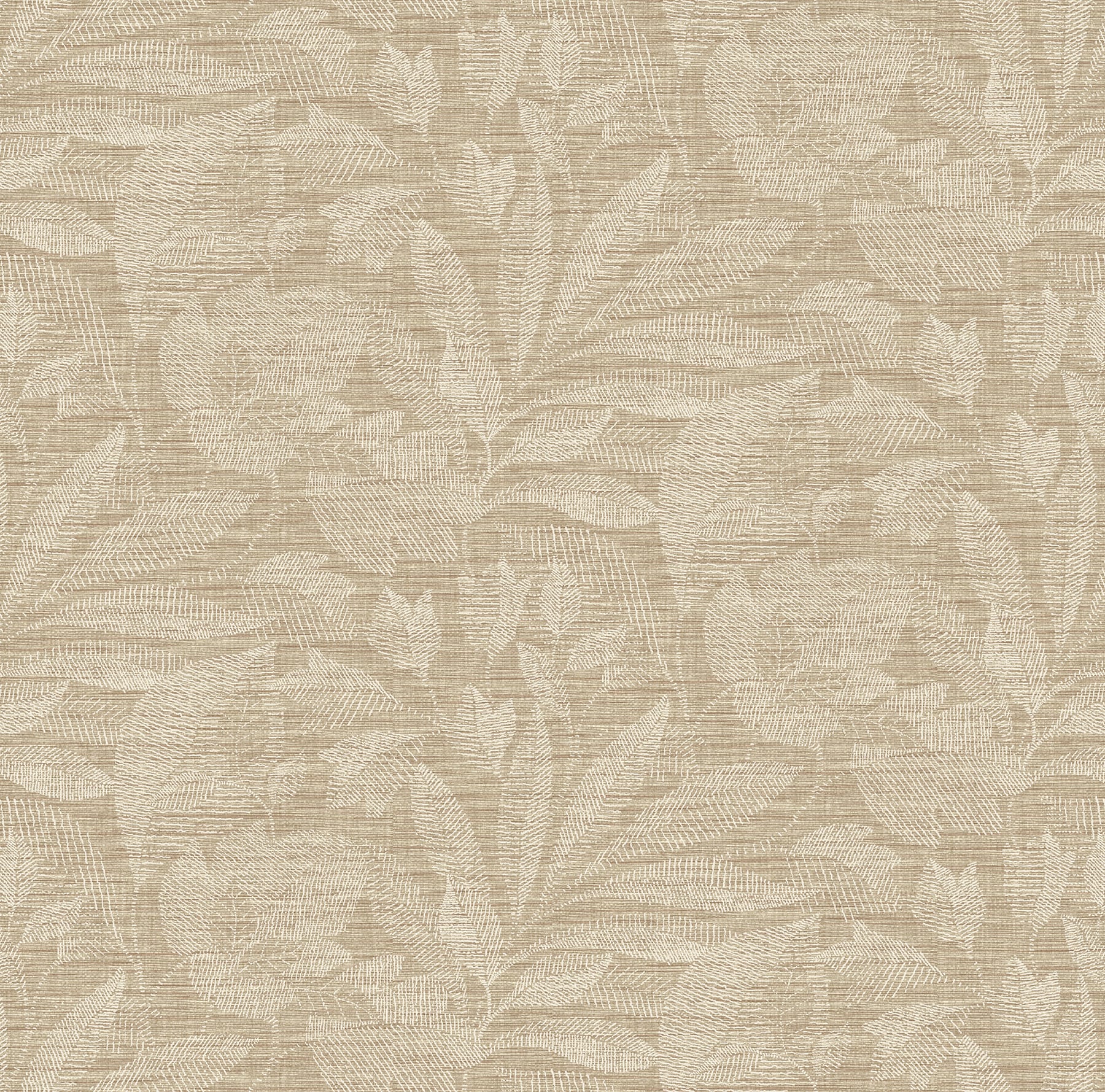 A-Street Prints 2971-86155 Dimensions 60.8-Sq. Feet Wheat Vinyl Textured Ivy/Vines 3D Unpasted Wallpaper