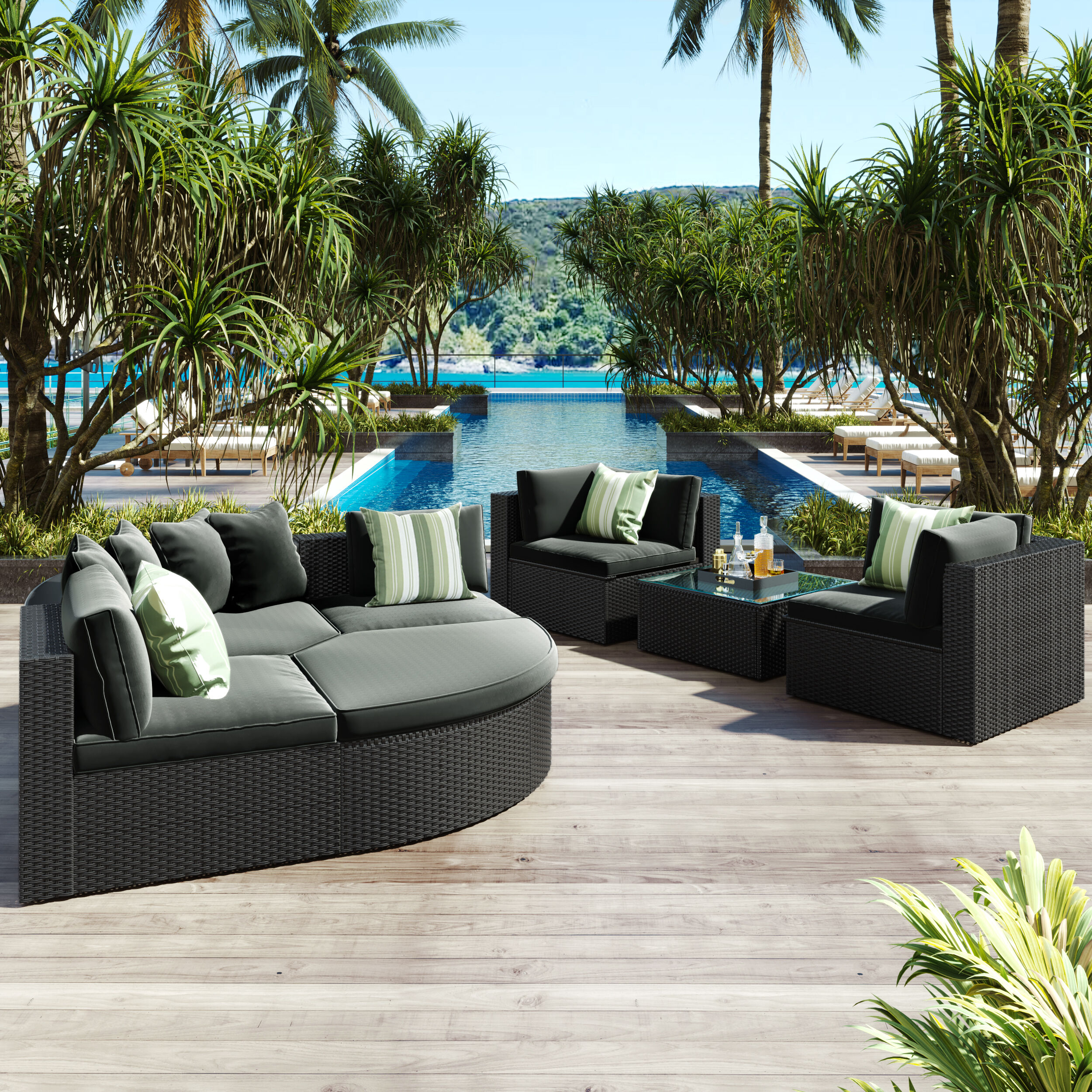 ModernLuxe L-FG201212AAE Patio-Conversation-Sets - View #2