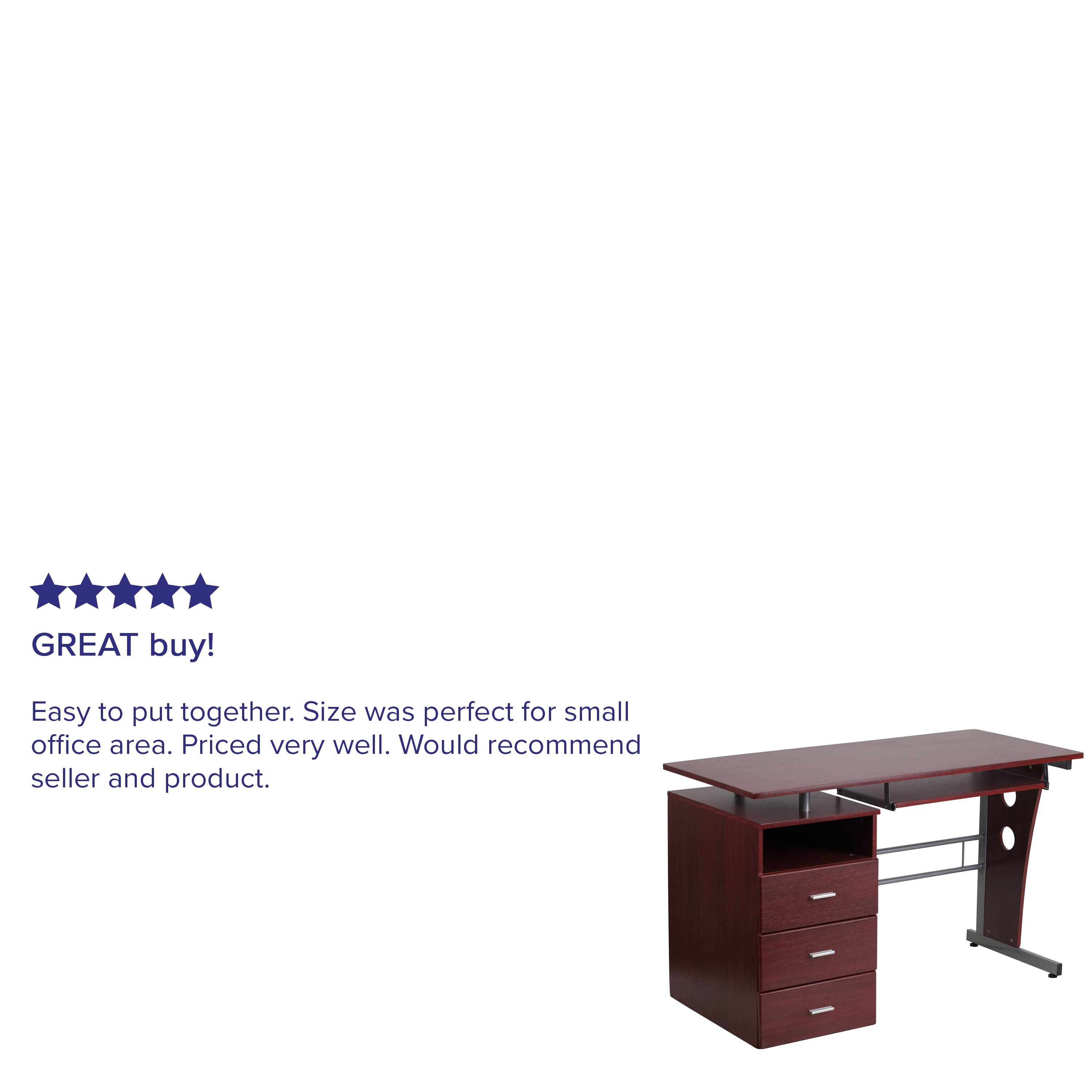 Flash Furniture 889142003489 desks - View #4
