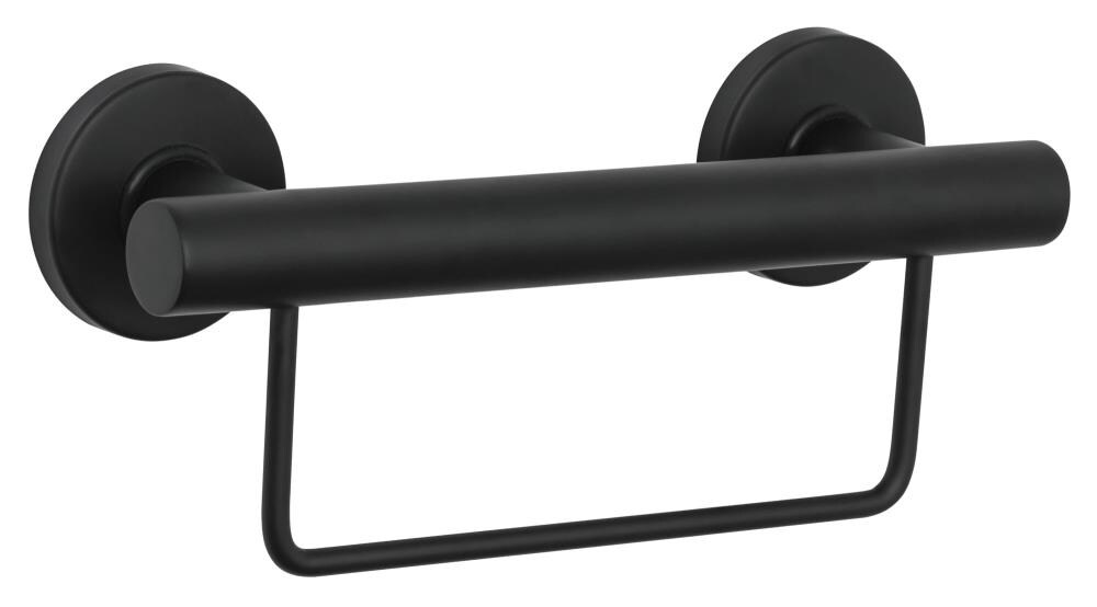 Invisia Wall Toilet Roll Holder Matte Black