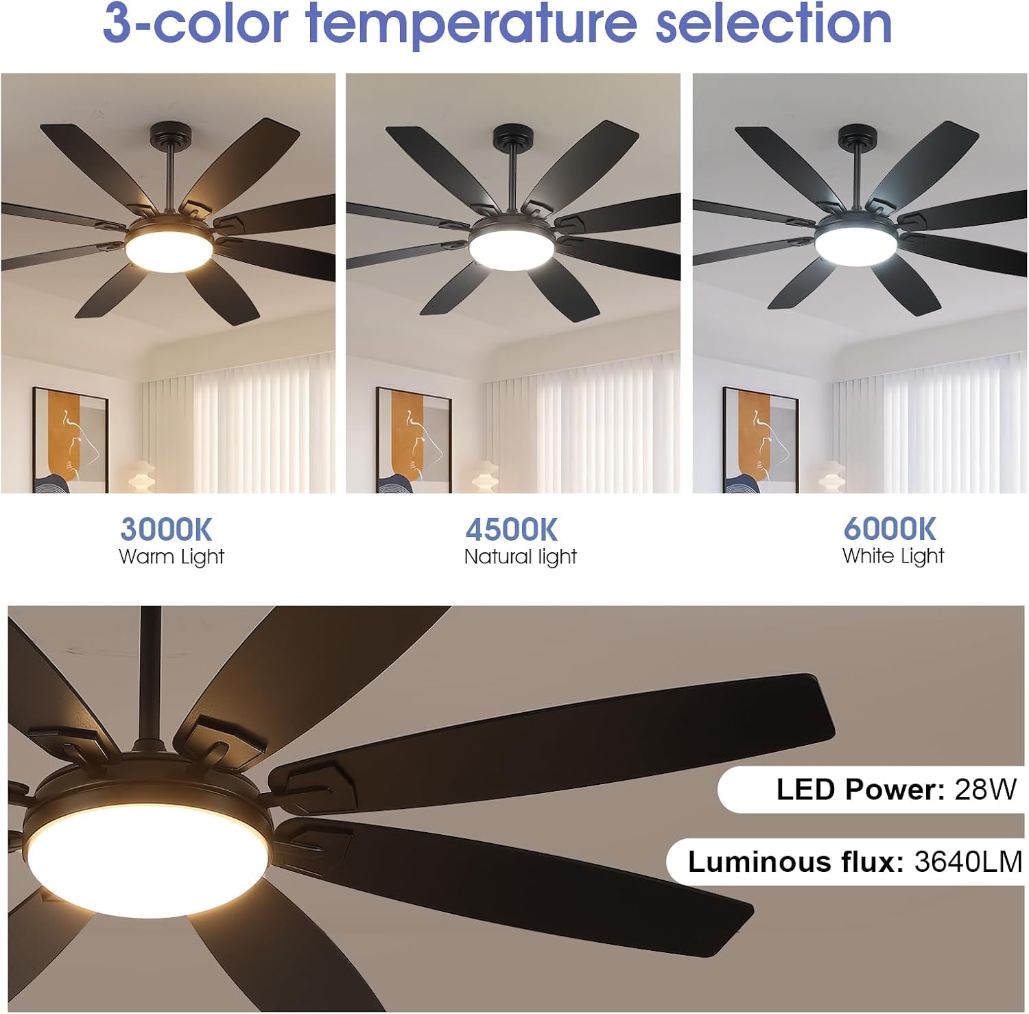 Kviflon LS8899-66 Ceiling-Fans - View #6