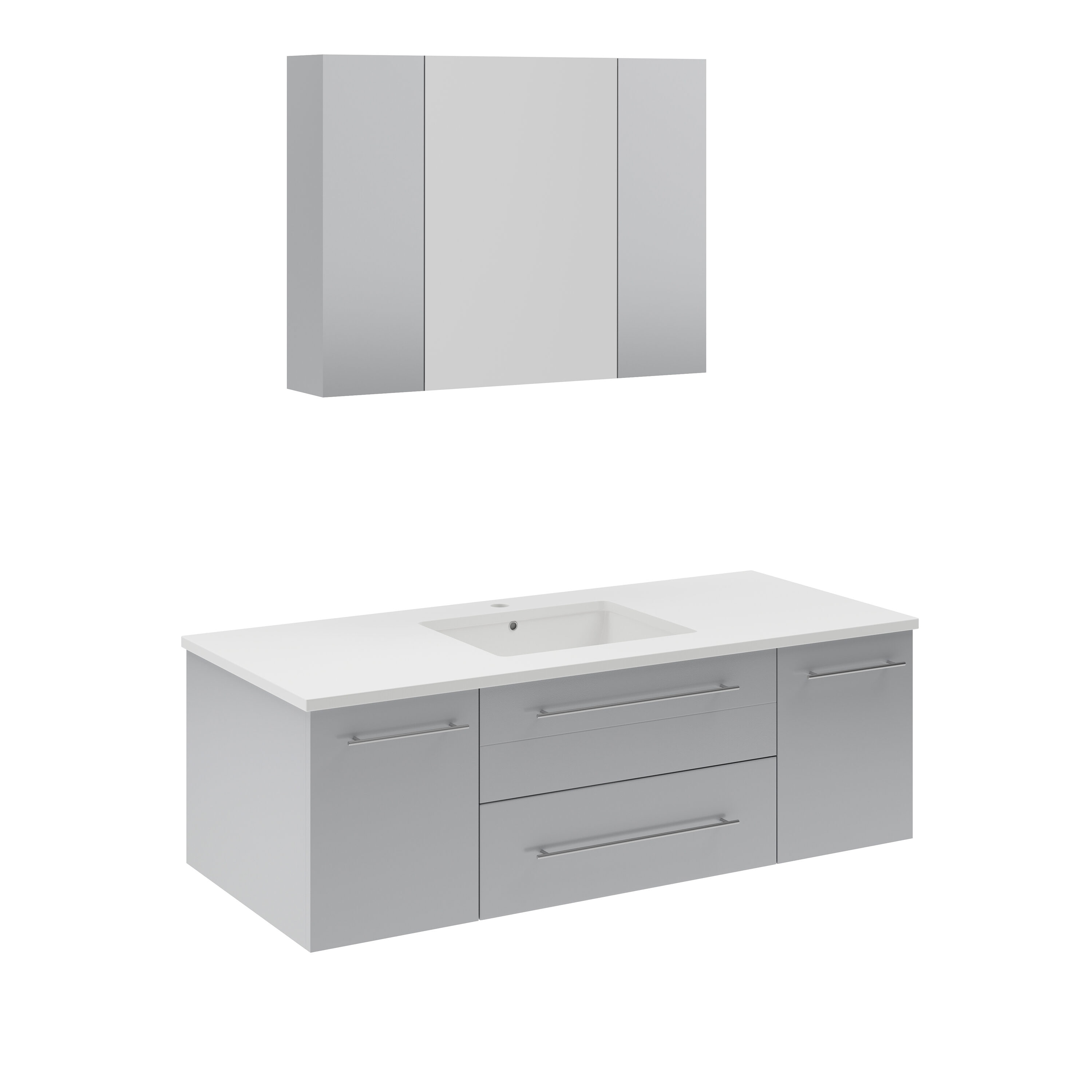 Fresca FVN6148GR-UNS Bath-Vanity-Combo - View #2