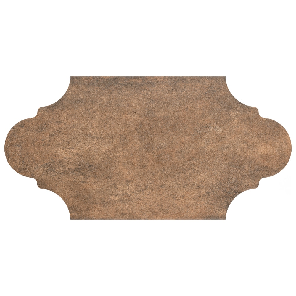 Affinity Tile FCD6ACP Alhama Provenzal Cotto 6-1/4-in x 12-3/4-in Glazed Porcelain Arabesque Standard Floor and Wall Tile ( 8.8-sq ft Carton )