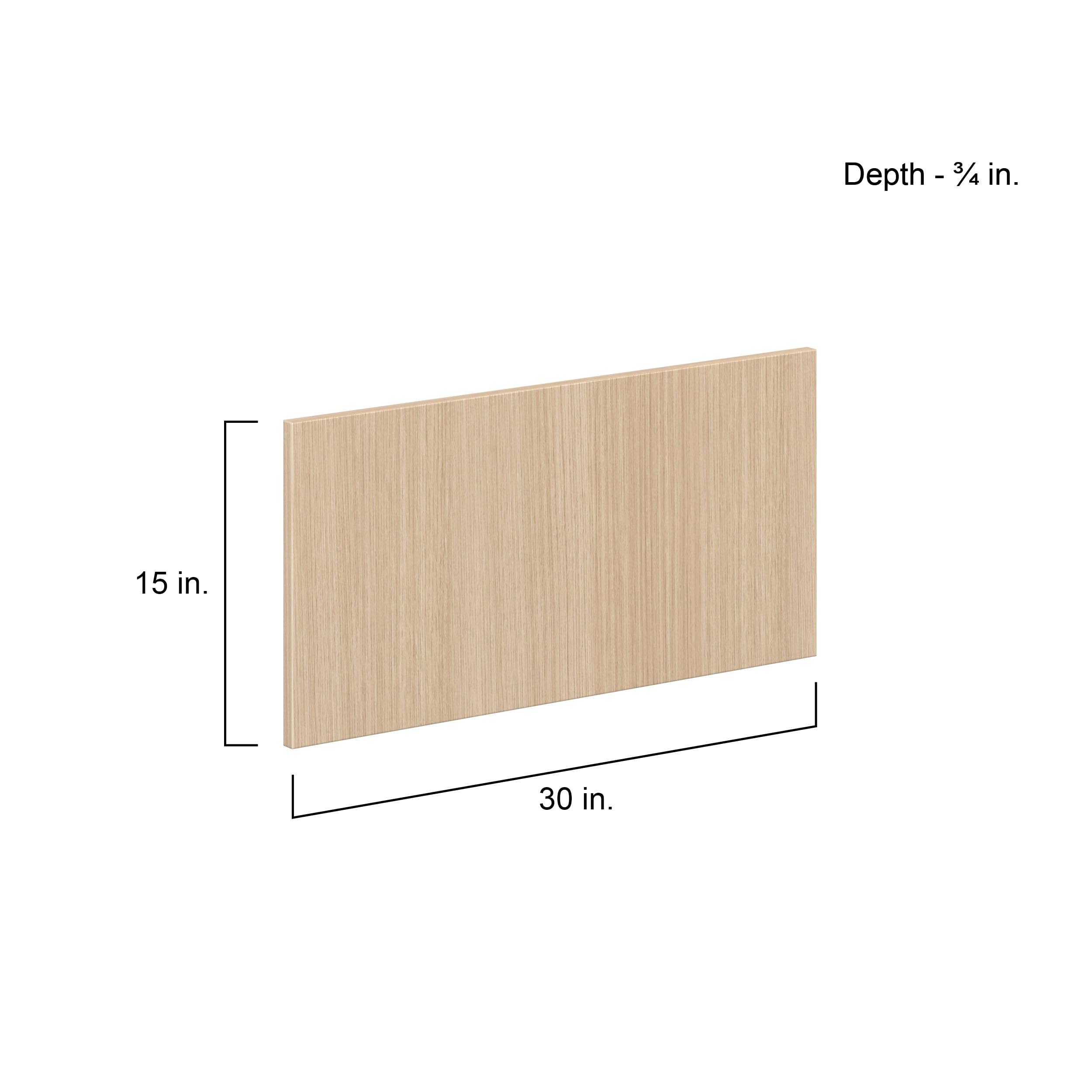 Hugo&Borg DSDF3015-WI Kitchen-Cabinet-Doors - View #4