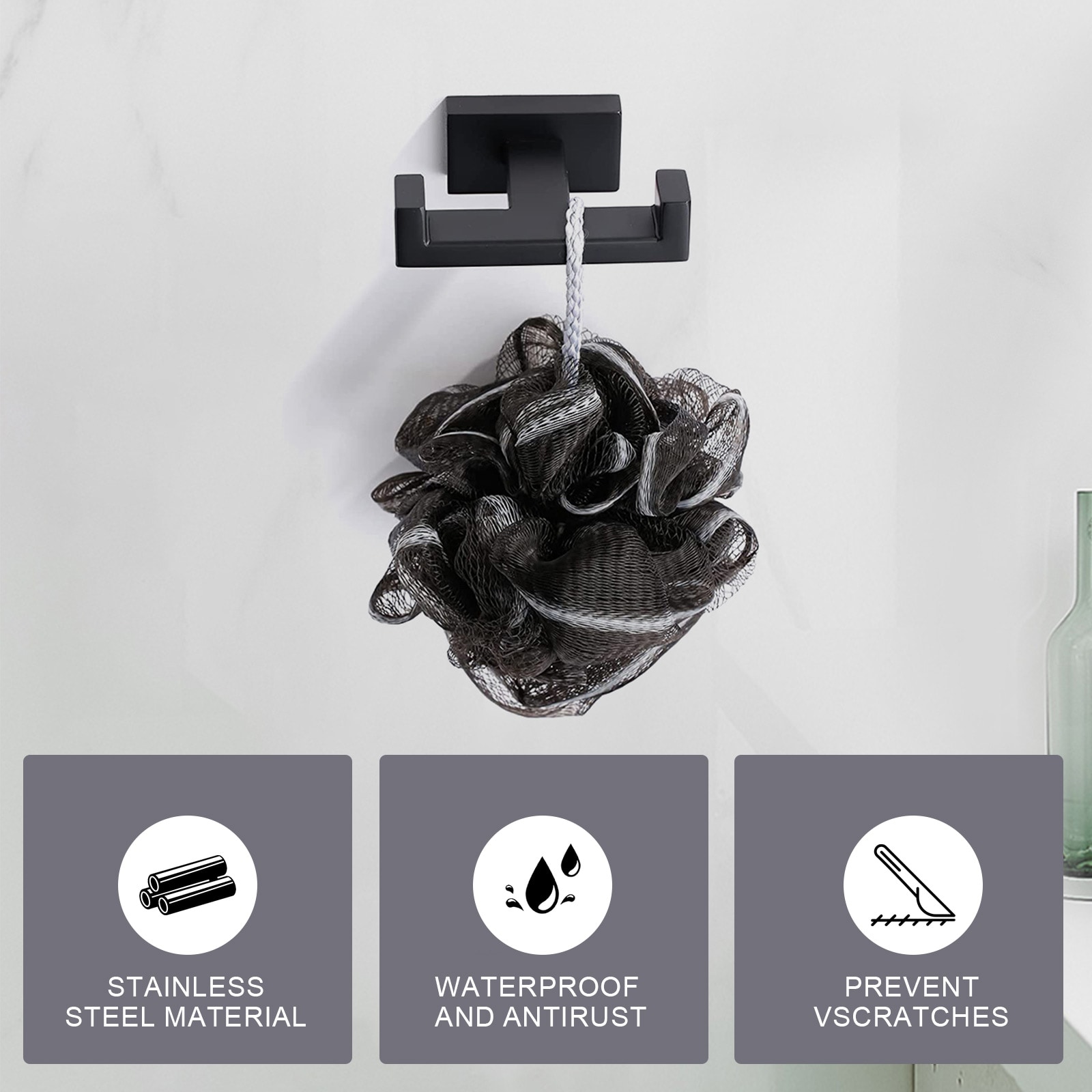 BWE A-91045-B Robe-Hooks - View #2