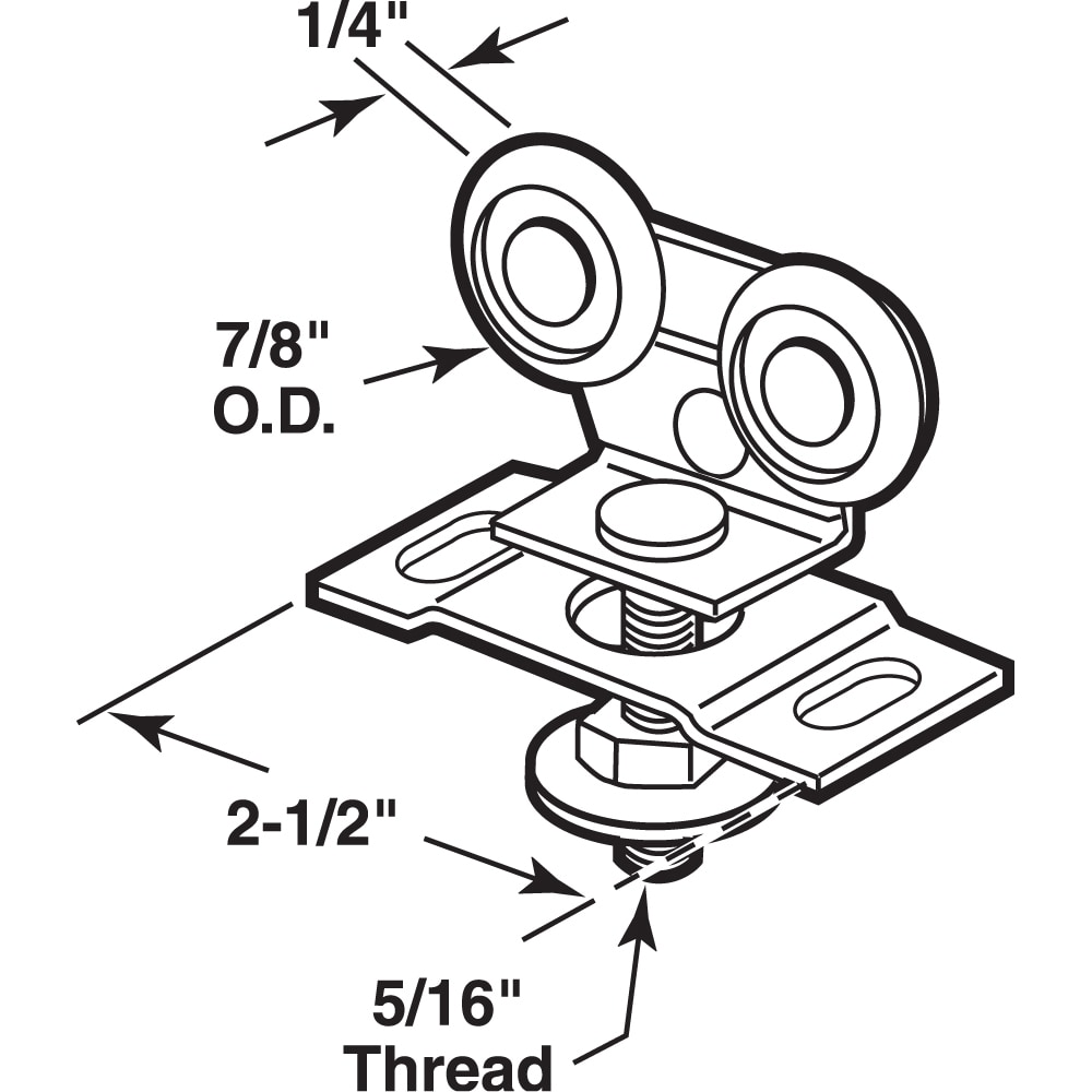 Prime-Line N 6725 Sliding-Closet-Door-Rollers - View #2