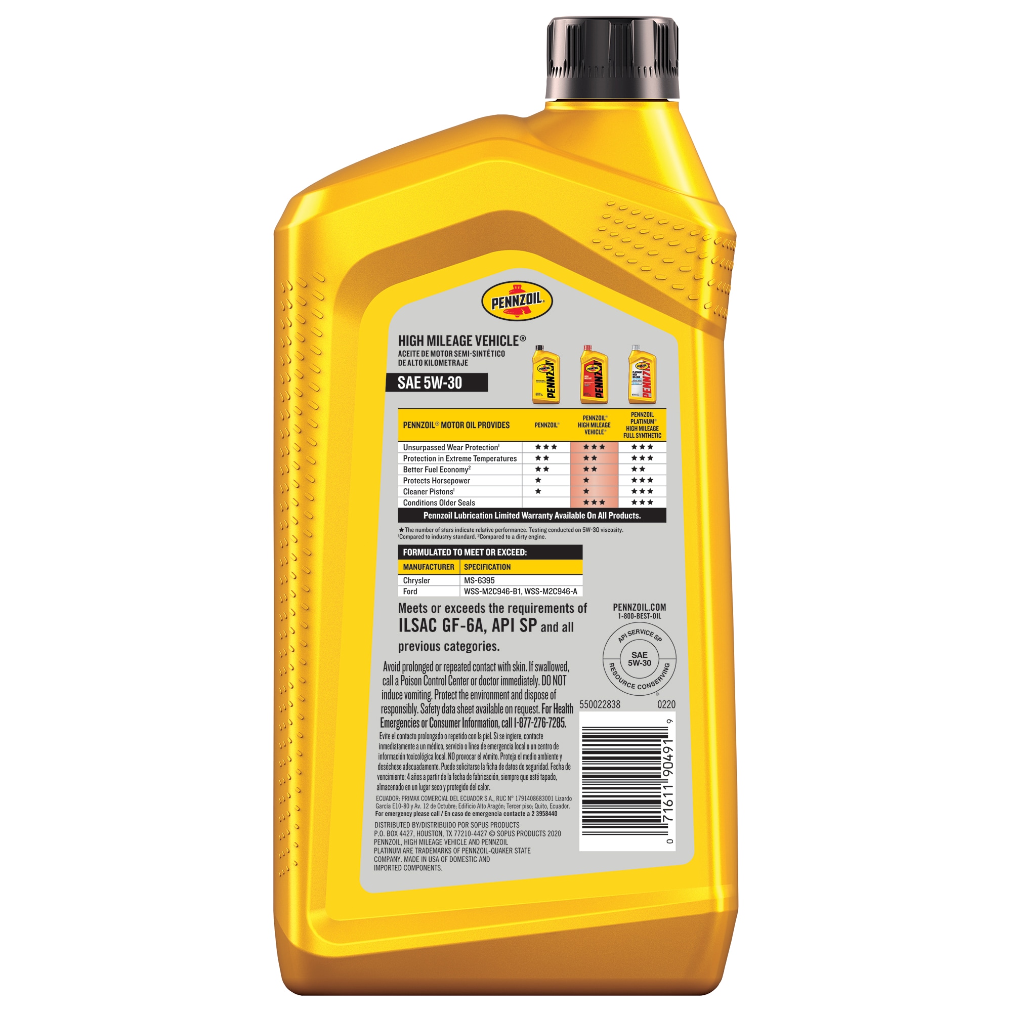 Pennzoil 550022838 Motor-Oil - View #2