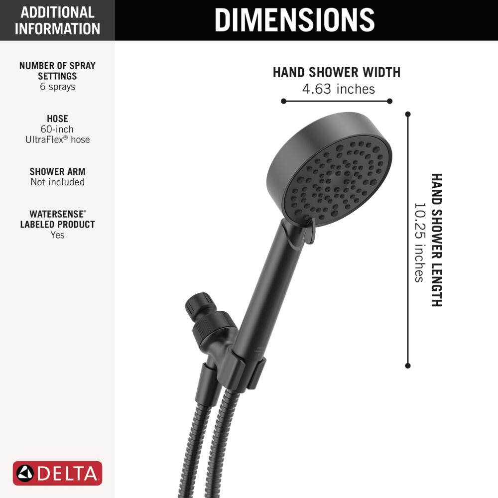Delta 75670BL Fixed-Showerhead - View #3