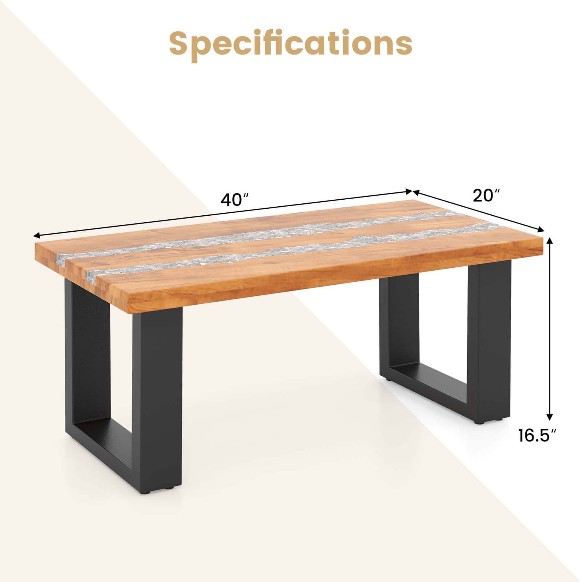 Costway HCST04617 Patio-Tables - View #2