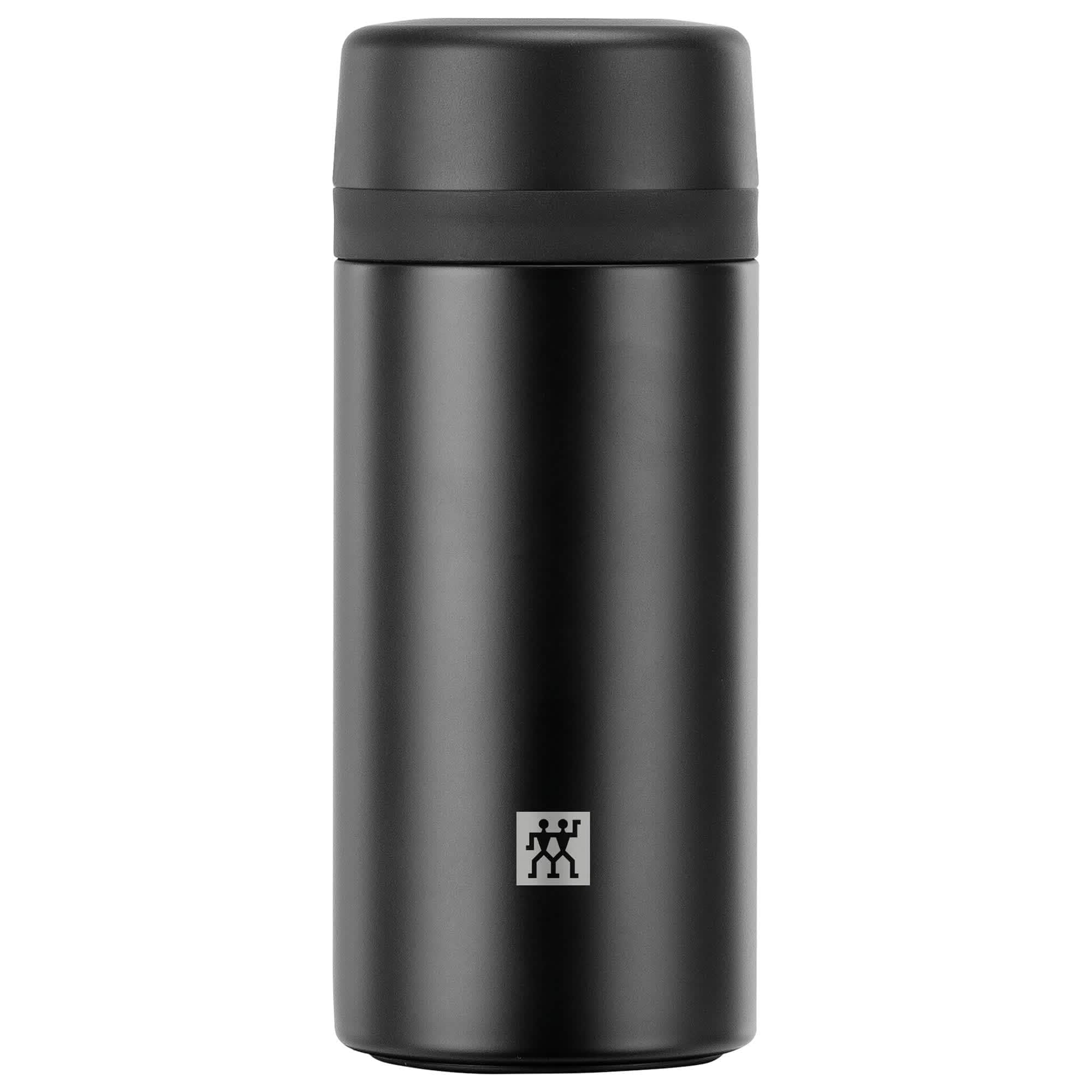 Zwilling  Thermo 14.2 oz Tea and Fruit Infuser Bottle  Matte Black