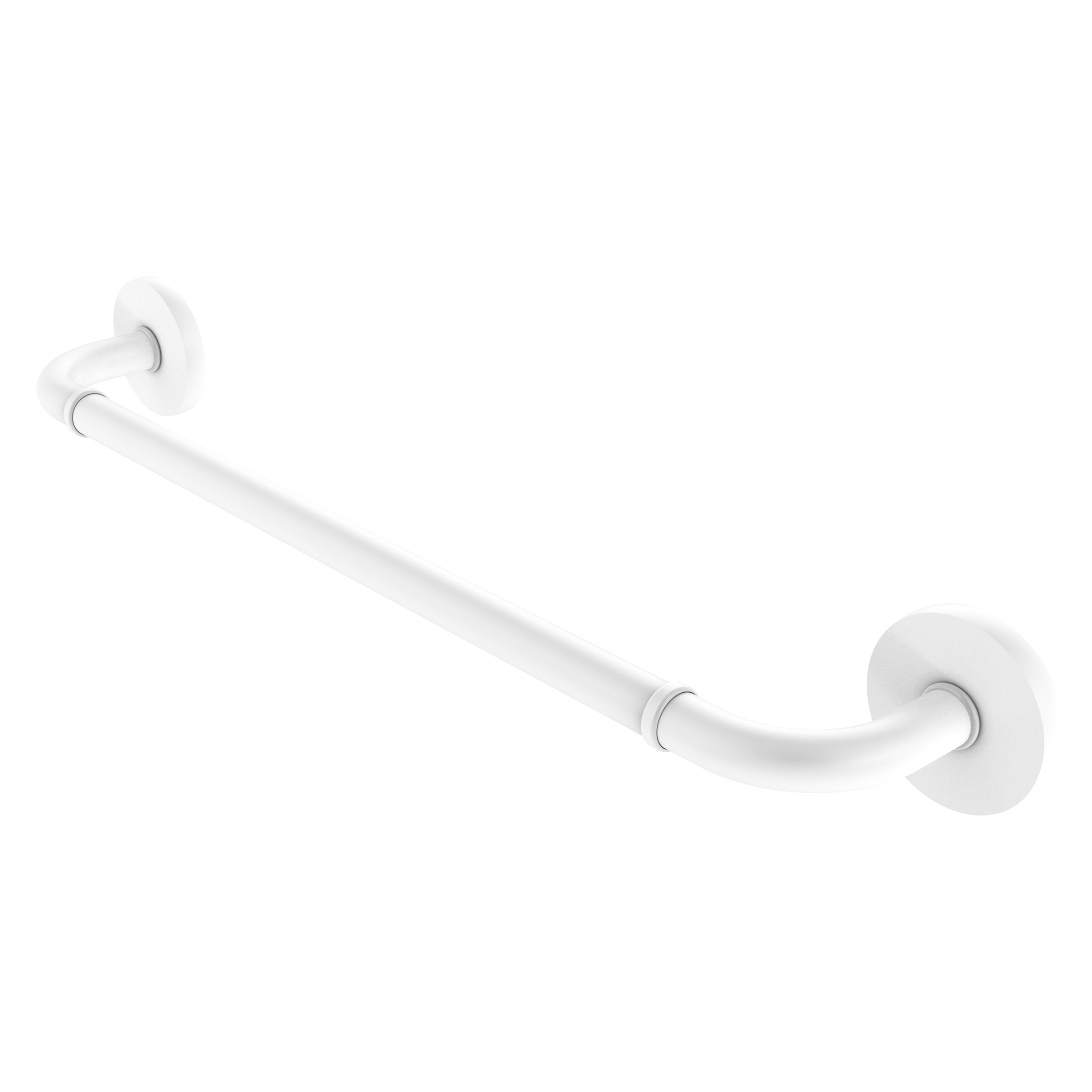 Allied Brass RM-41-18-WHM Remi 18-in Matte White Wall mount Single Towel Bar