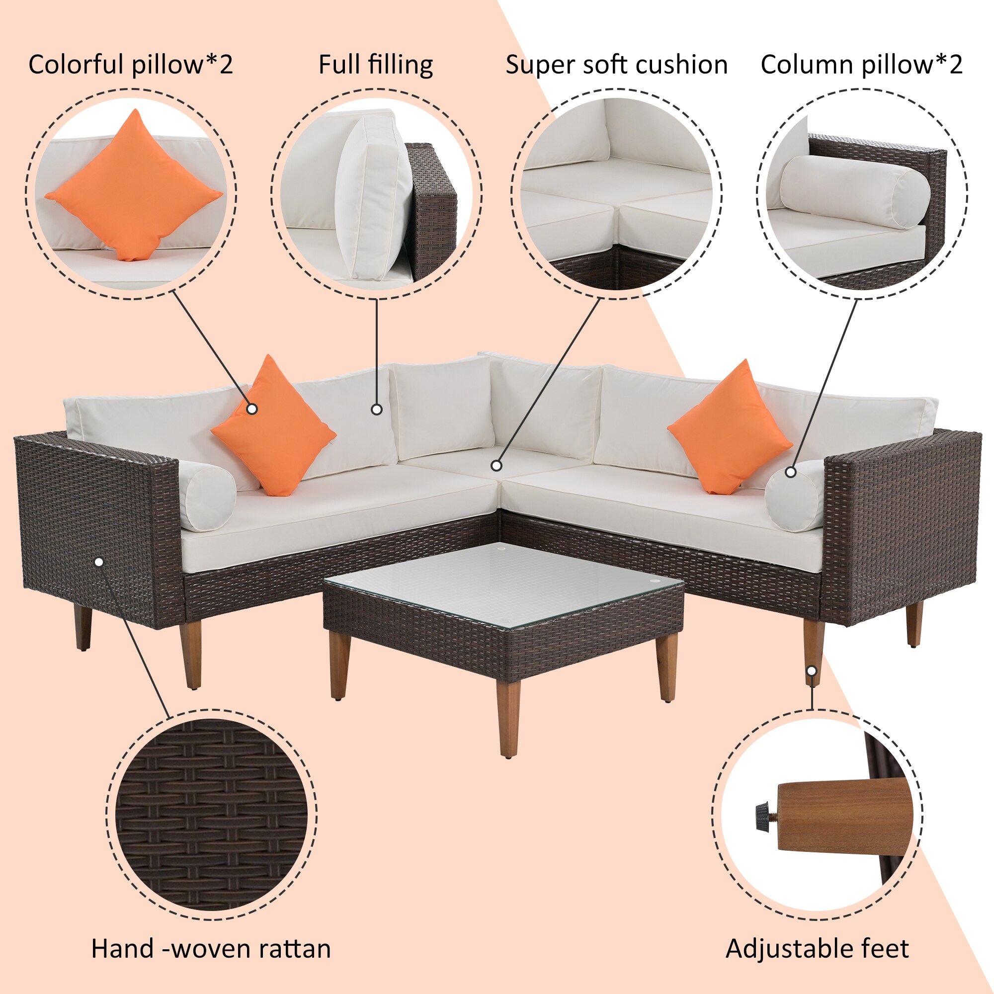 Xspracer ML-PS21A Patio-Conversation-Sets - View #3
