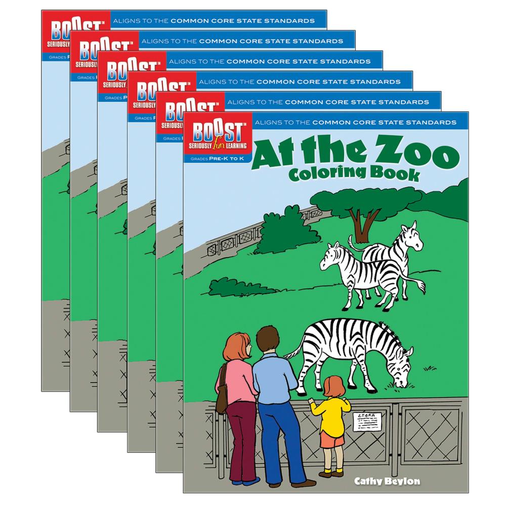 Download Dover Publications Boost At The Zoo Coloring Book Pack Of 6 In The Books Department At Lowes Com