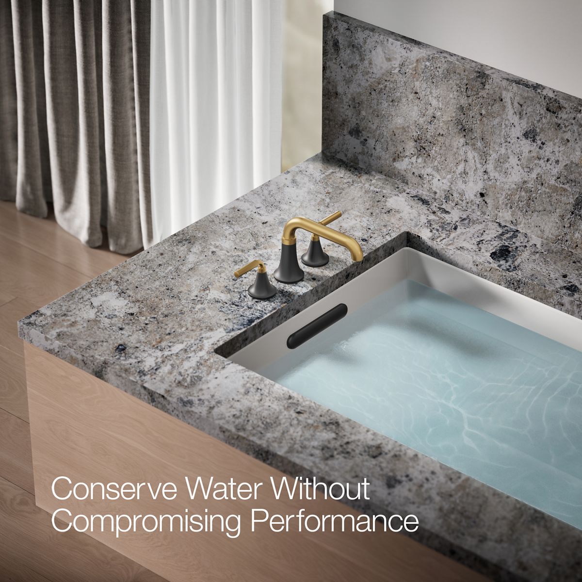 KOHLER T27417-4-BMB Roman-Tub-Faucets - View #9