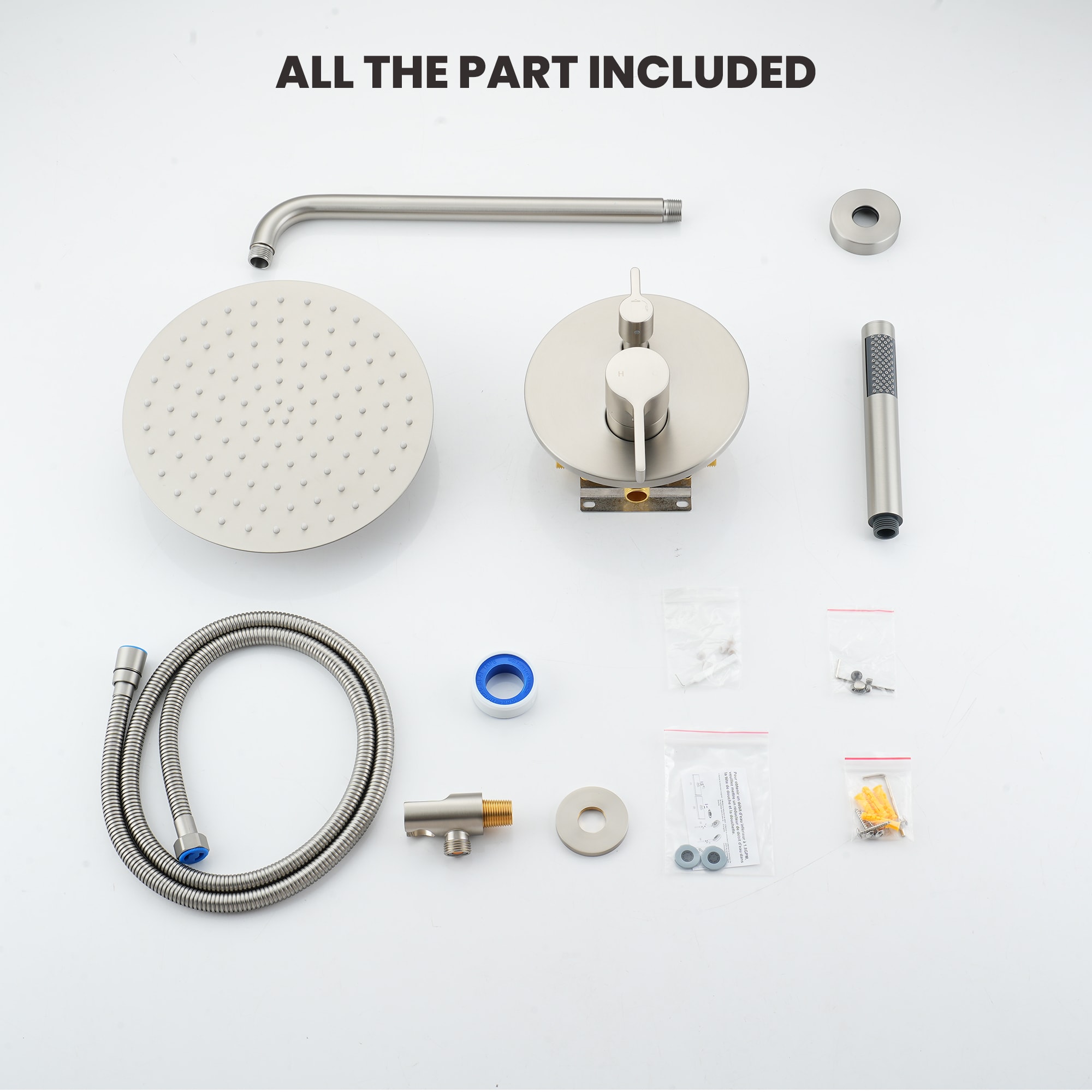 CASAINC OY-98A1203-CP Showerhead-Bar-Panels - View #11