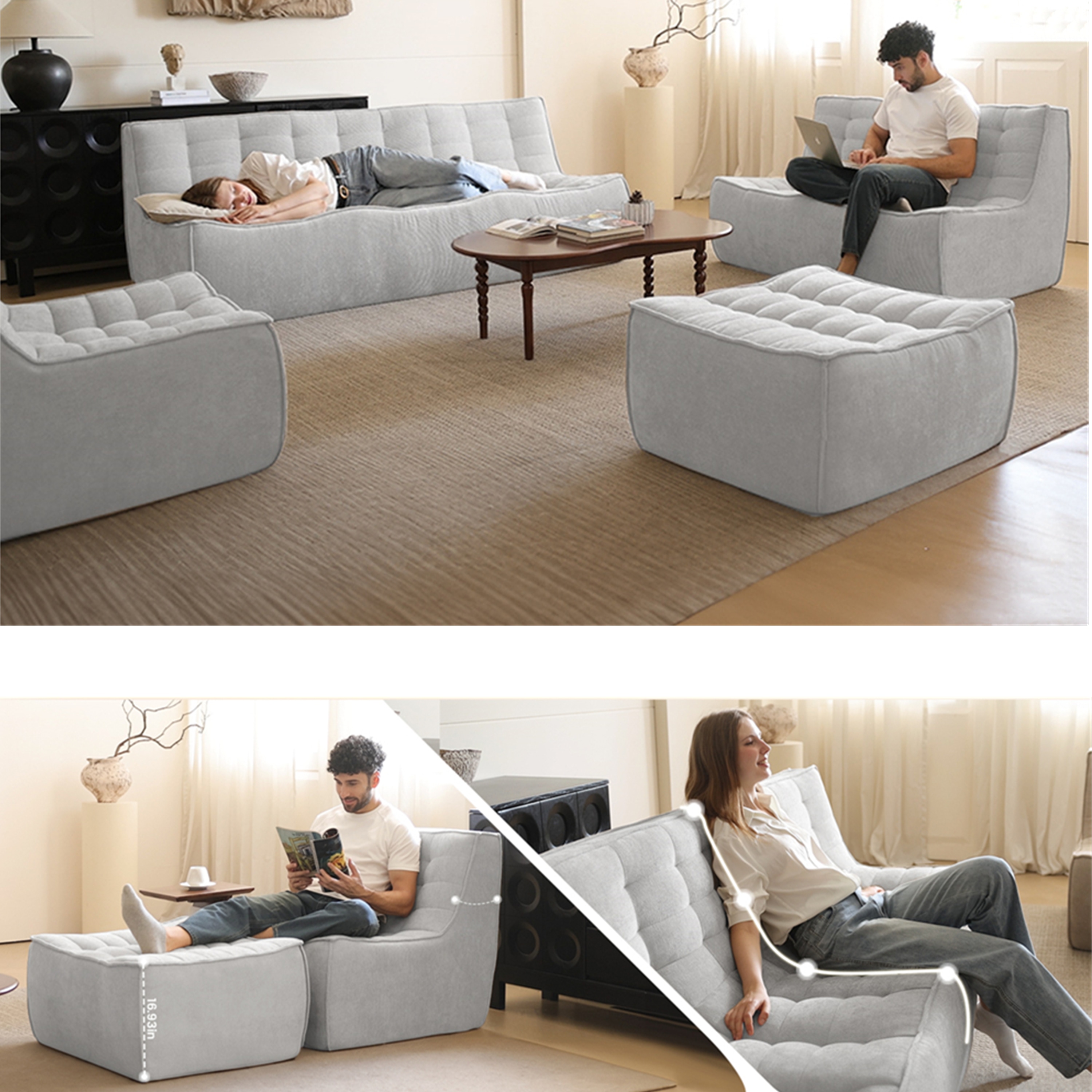 BuotiqHom DH-S3-131LG Sofas-Loveseats - View #9