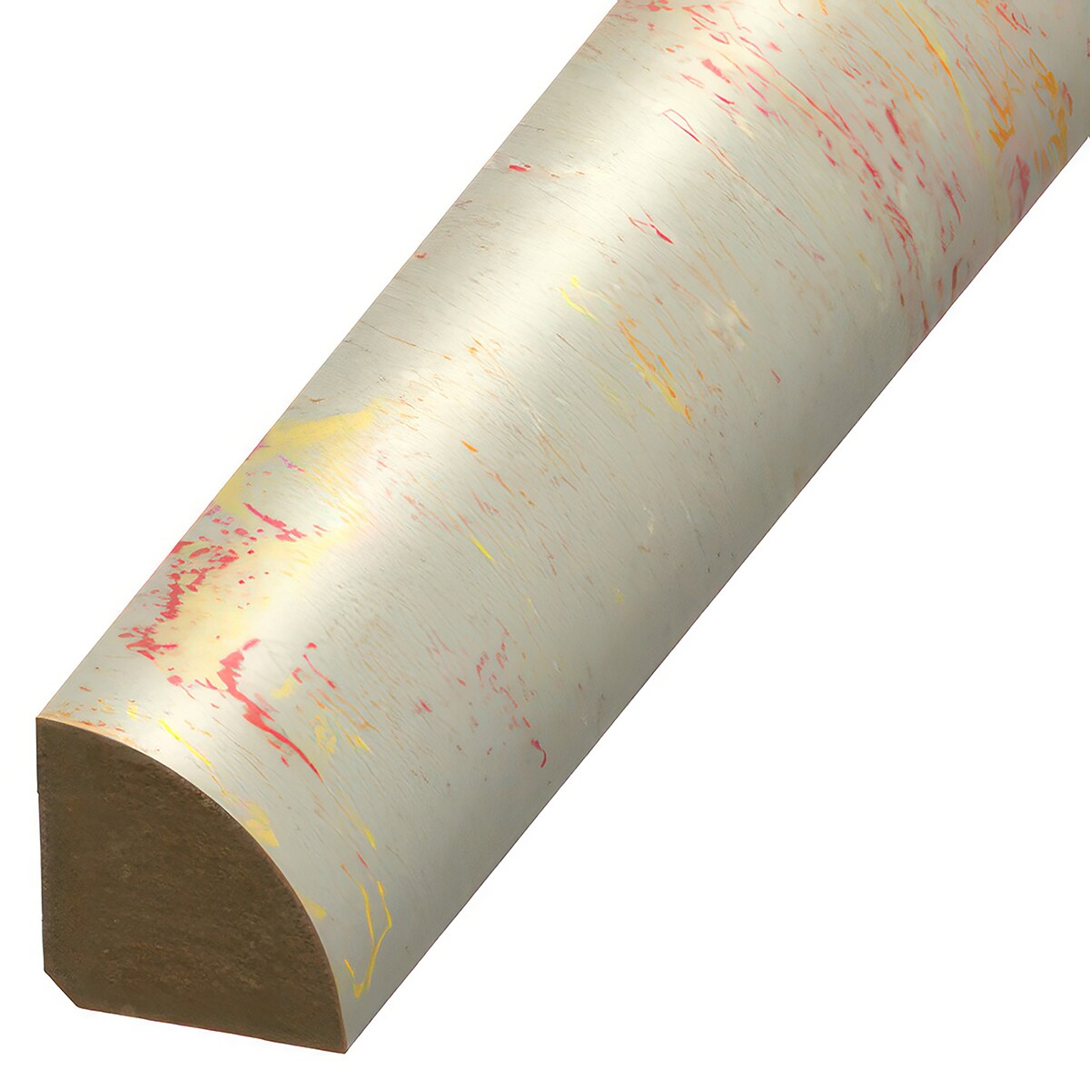 Versatrim MRQR-116544 Marmoleum Click Seal Marmoleum Click Seal color Fruit Punch 0.75-in T x 0.75-in W x 94-in L Laminate wood Quarter round