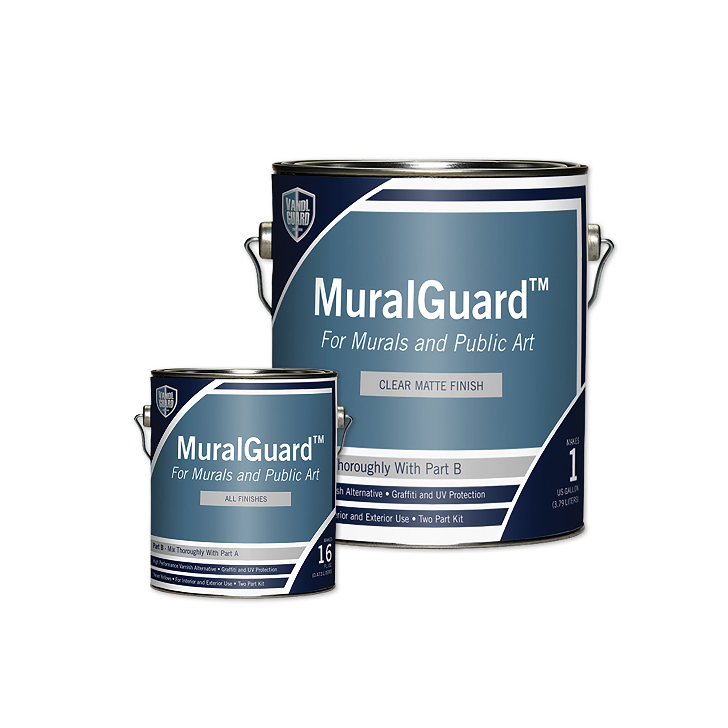 RainguardPro MG-0101 MuralGuard Clear/Matte Matte Transparent Polyurethane Mildew Resistant Mold Resistant Interior/Exterior Sealer ( 1-gallon )
