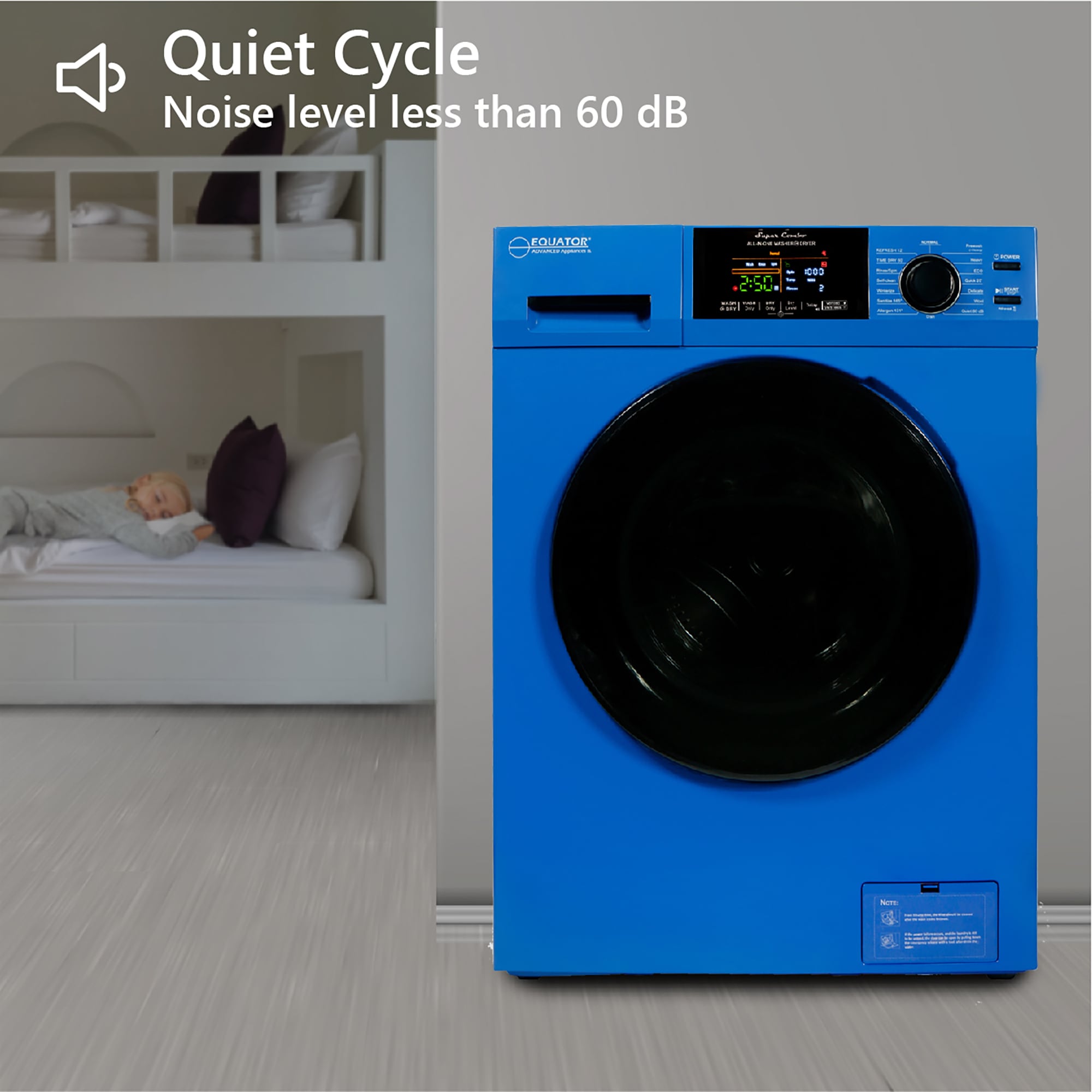 Equator Advanced Appliances EZ 5500CV BLUE +2HE Combination-Washers-Dryers - View #14