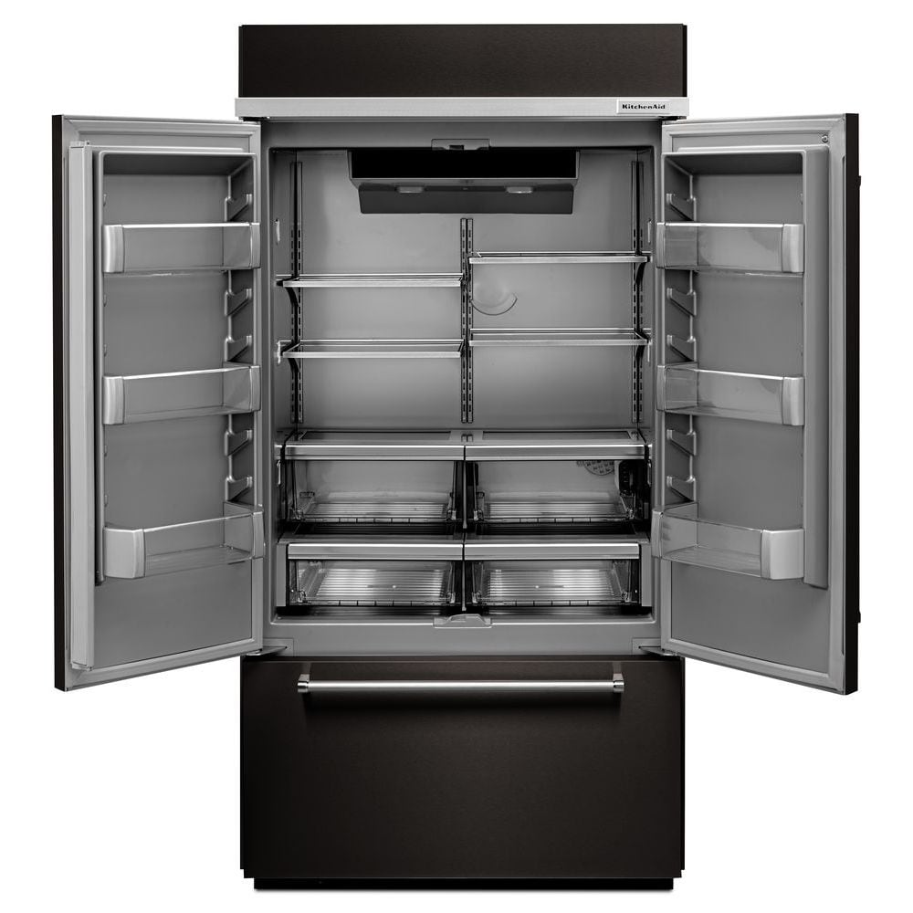 KitchenAid 24.2-cu ft Built-In French Door Refrigerator with Ice Maker ...