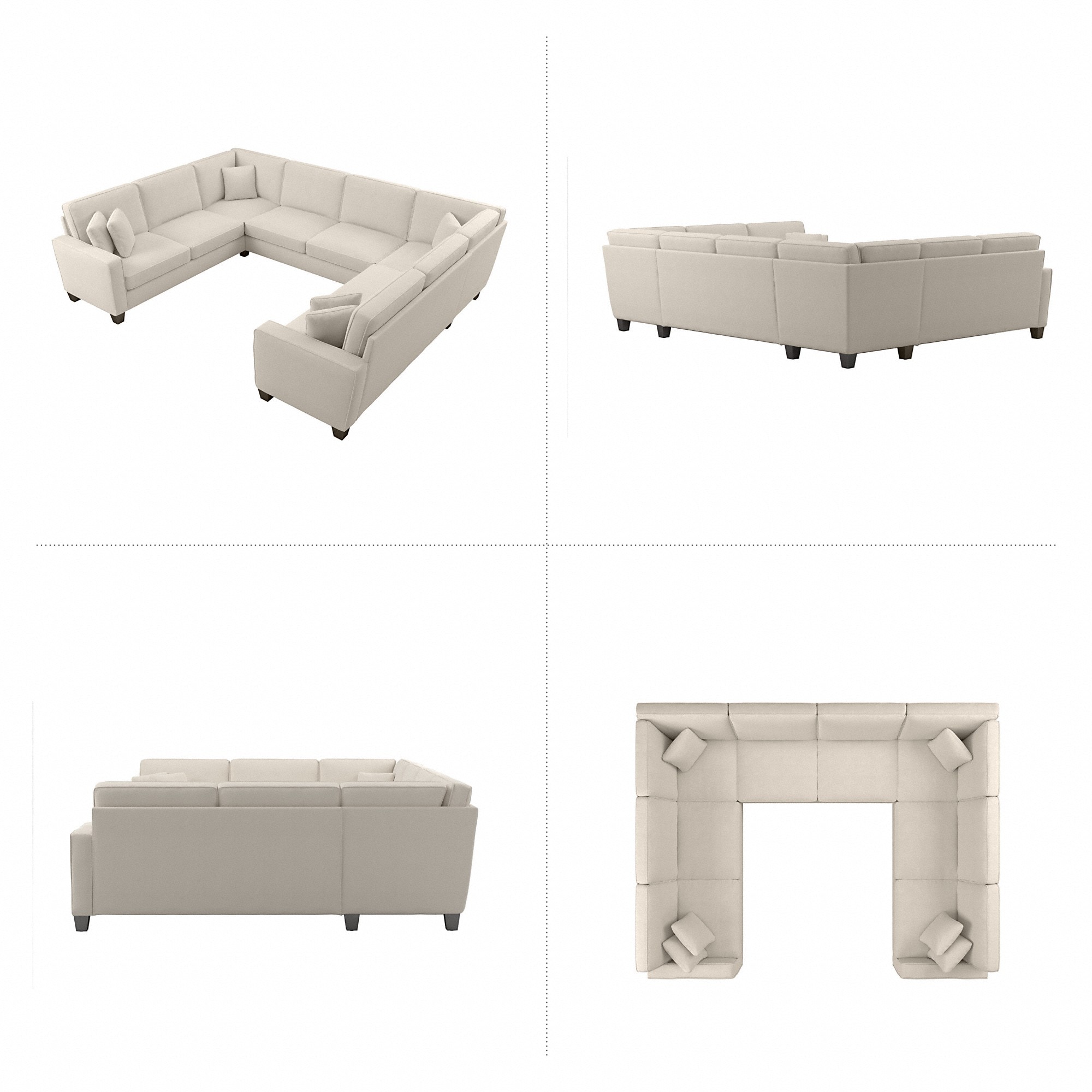 Bush Furniture SNY123SCRH-03K Sofas-Loveseats - View #4