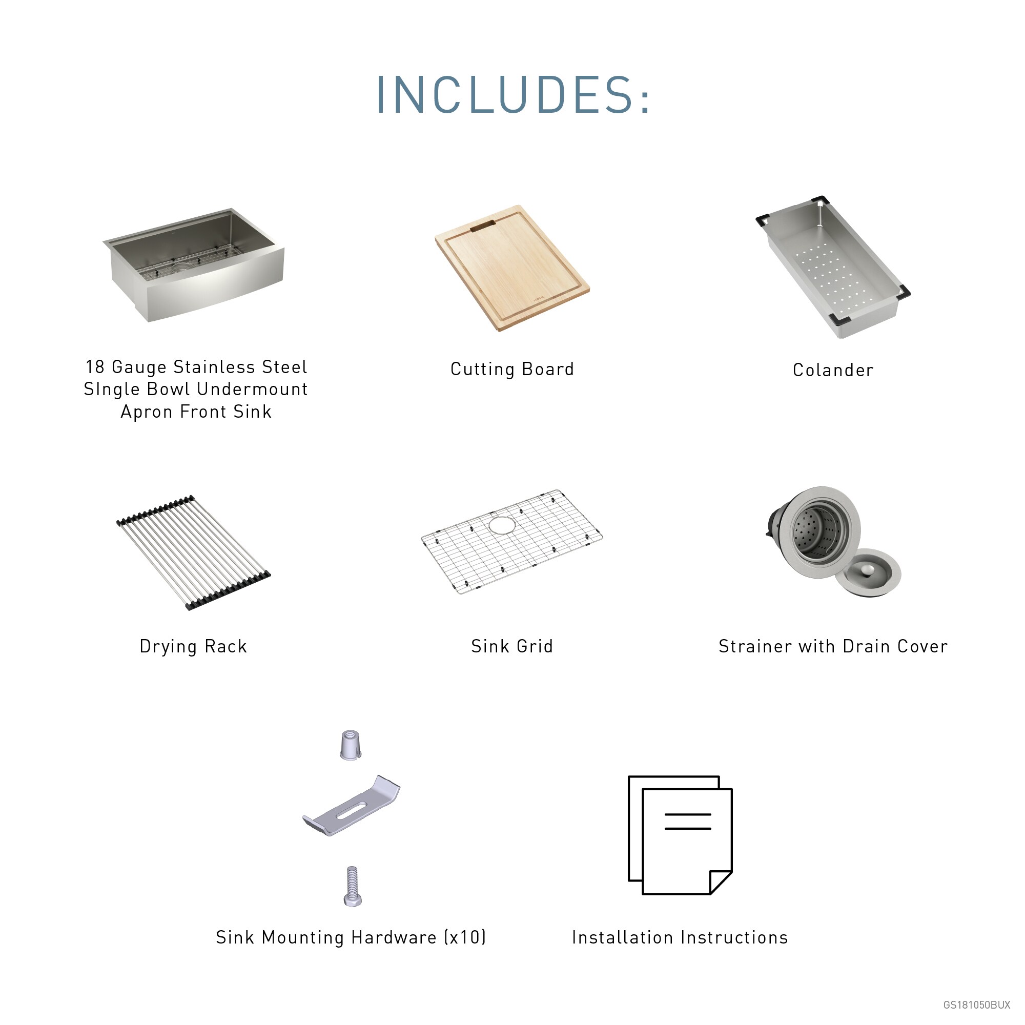 Moen GS181050BUX Kitchen-Sinks - View #12