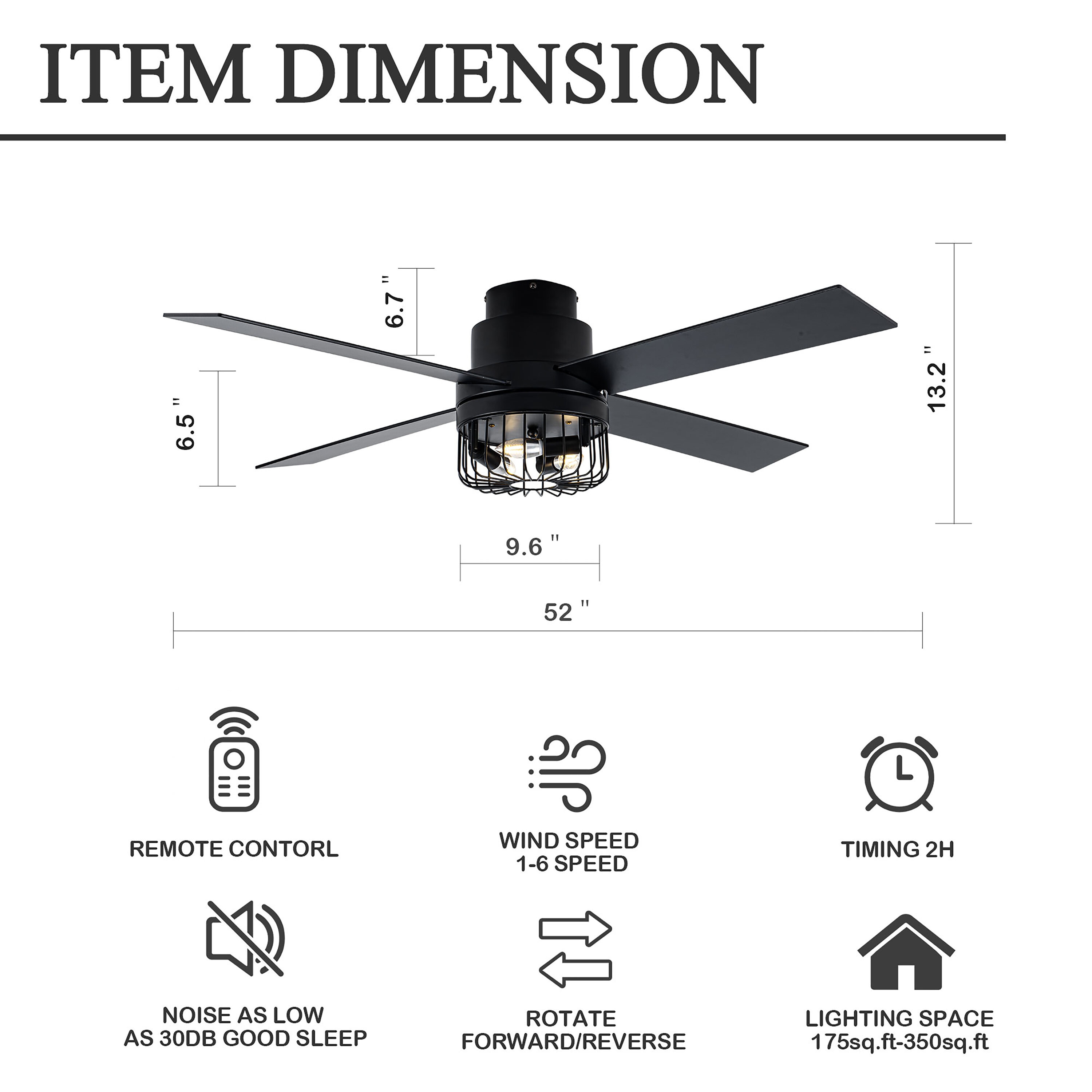Oaks Decor BD2065 Ceiling-Fans - View #11