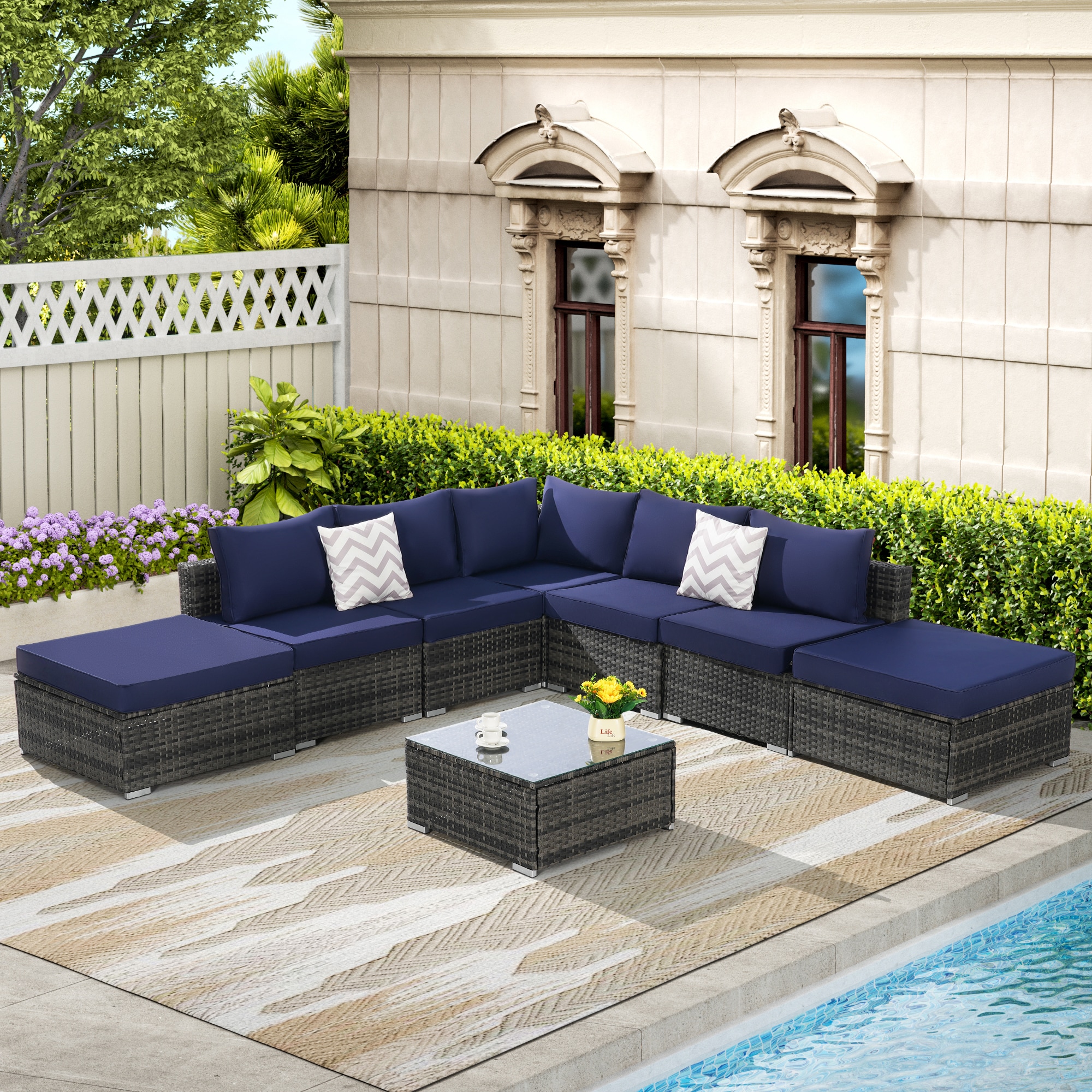SINOFURN SYB670028NY Patio-Sofas-Daybeds - View #7