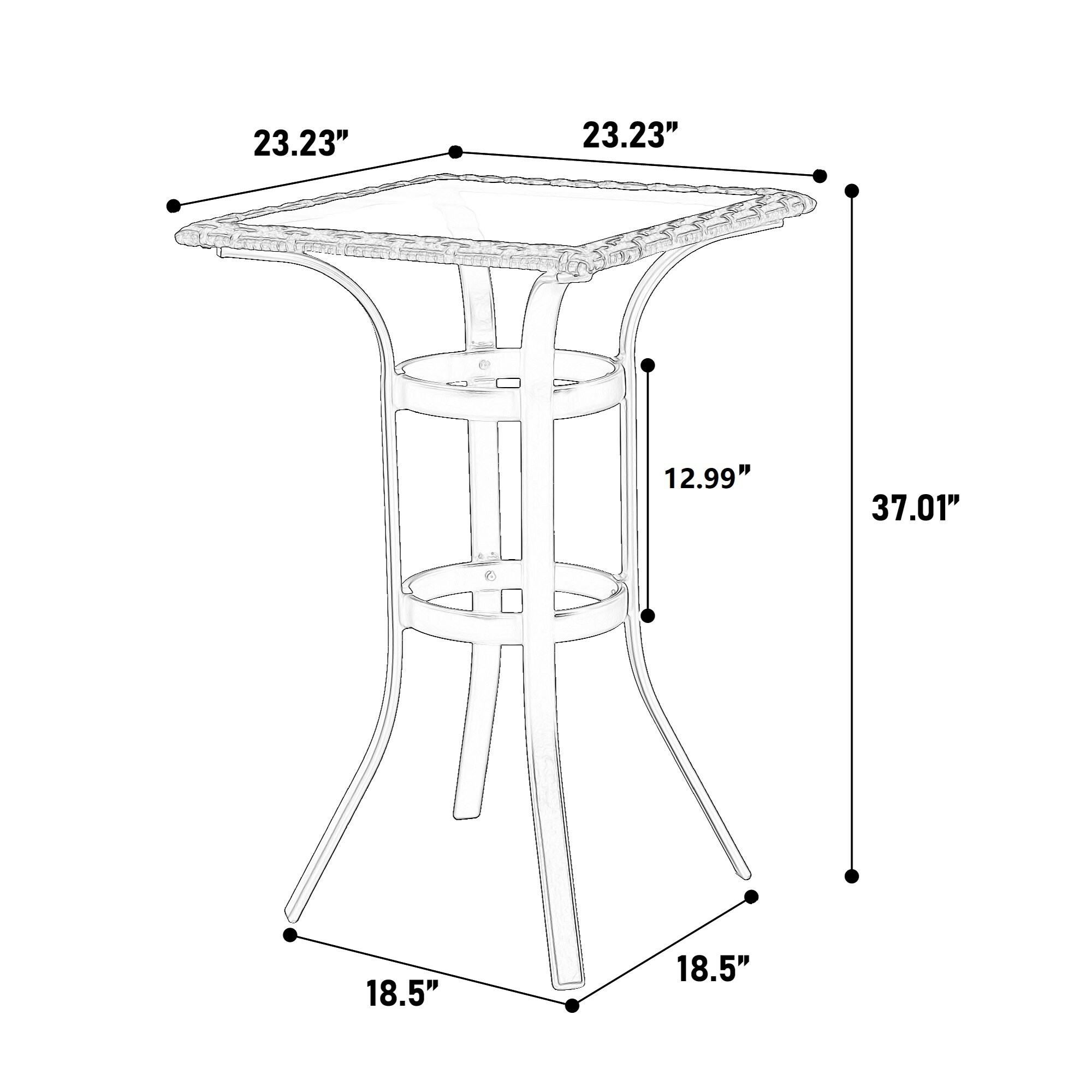 Bybafun YB0600034 Patio-Conversation-Sets - View #7