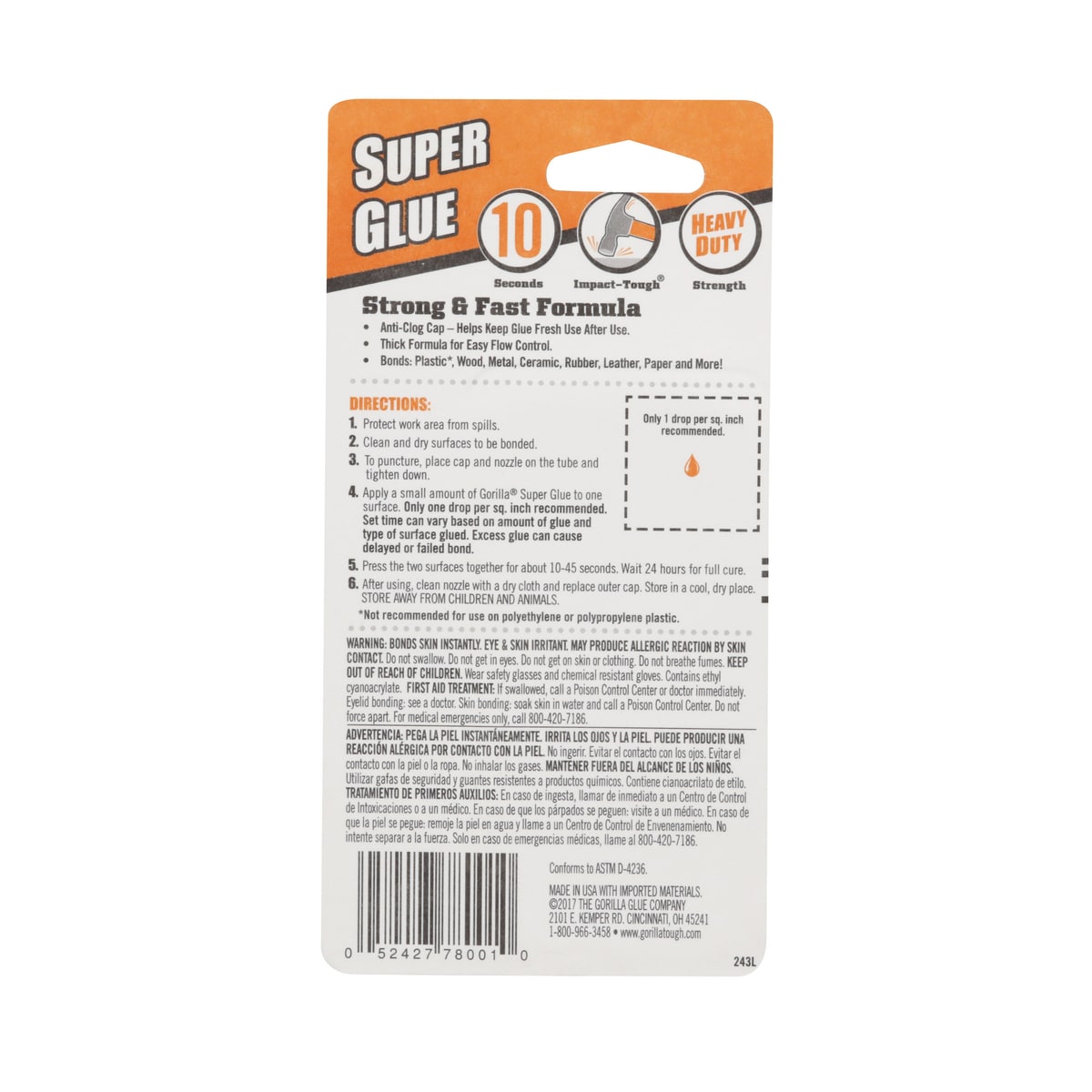 Flex Seal Flex Super Glue Gel 2 pk - Quick Dry, Shock Resistant